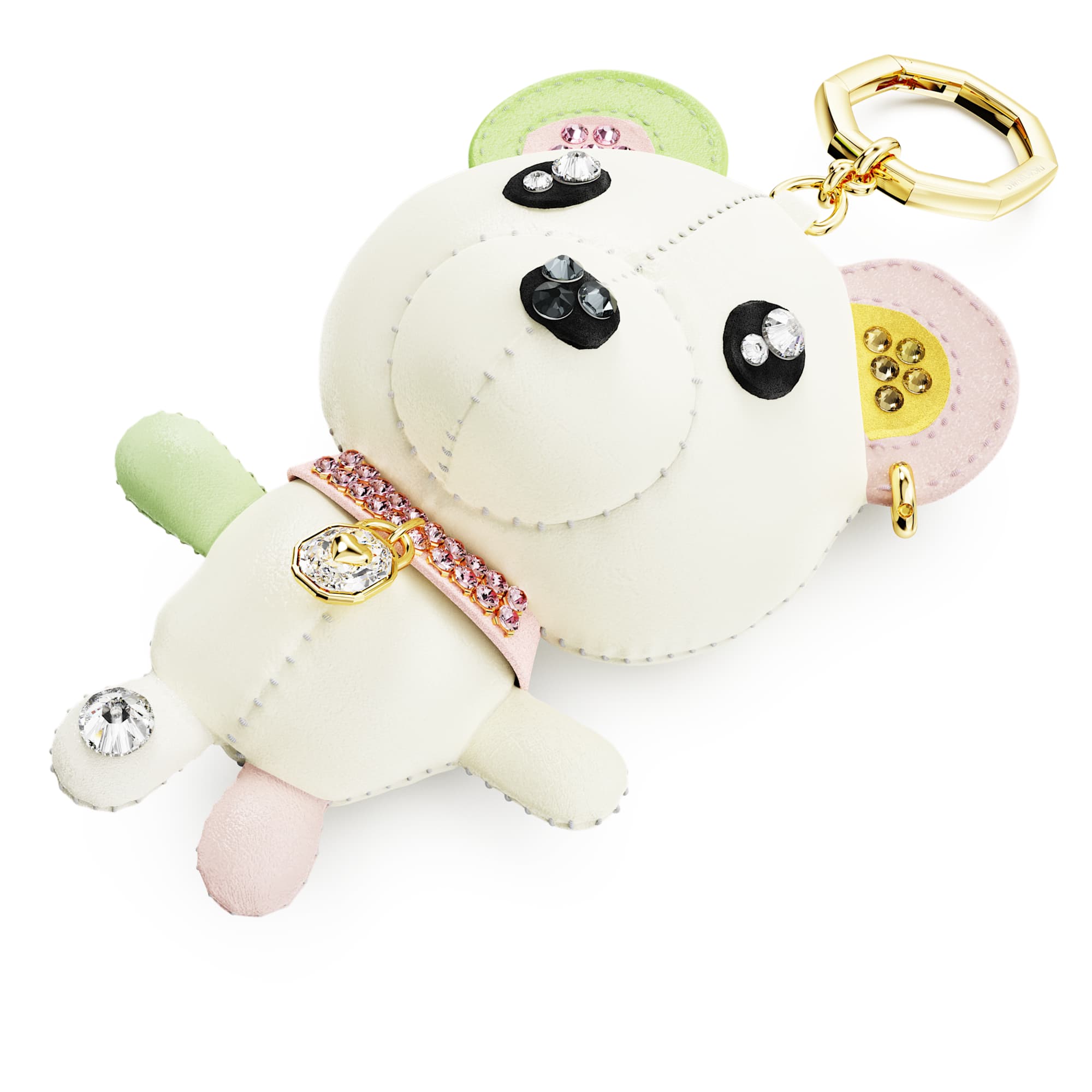 מניאטורות קריסטל Teddy בציפוי זהב מבריק