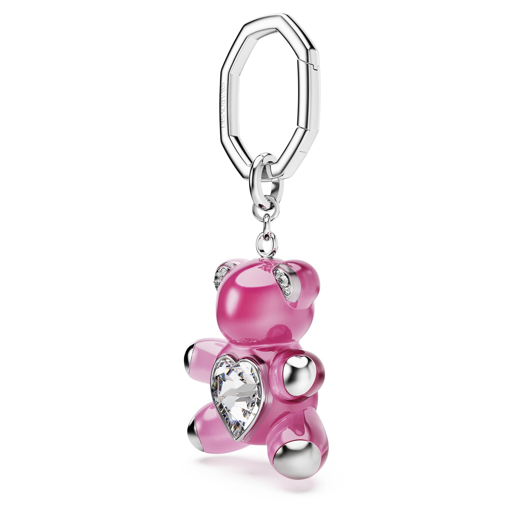 מניאטורות קריסטל Teddy בציפוי רודיום מבריק