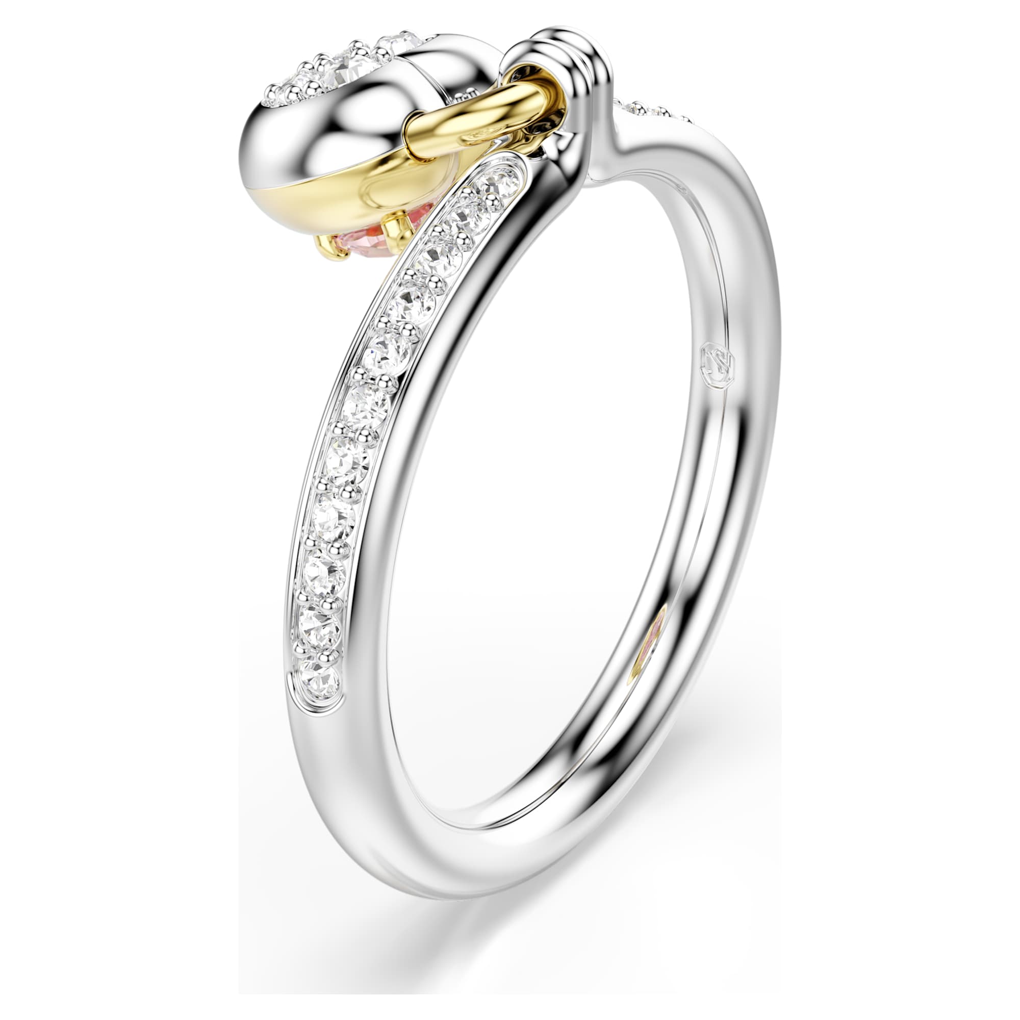 אידיליה טבעת לב צבעונית