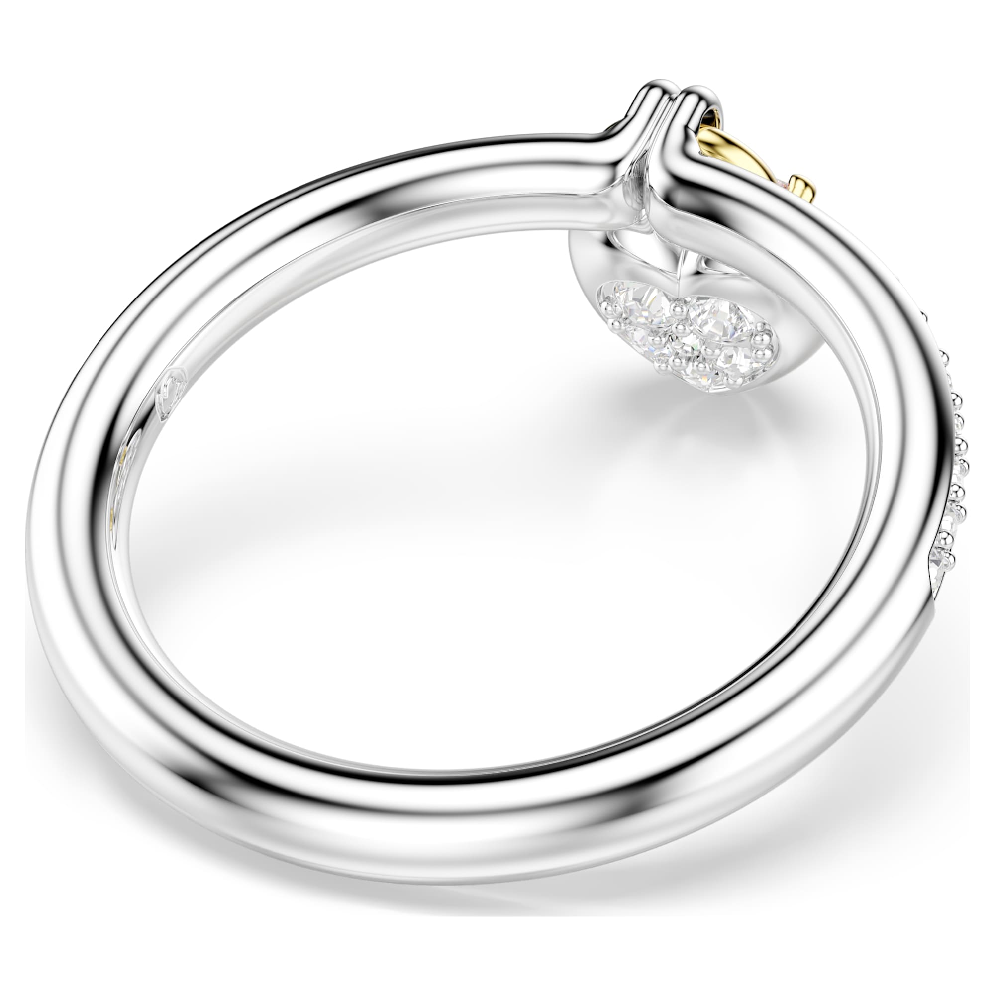 אידיליה טבעת לב צבעונית