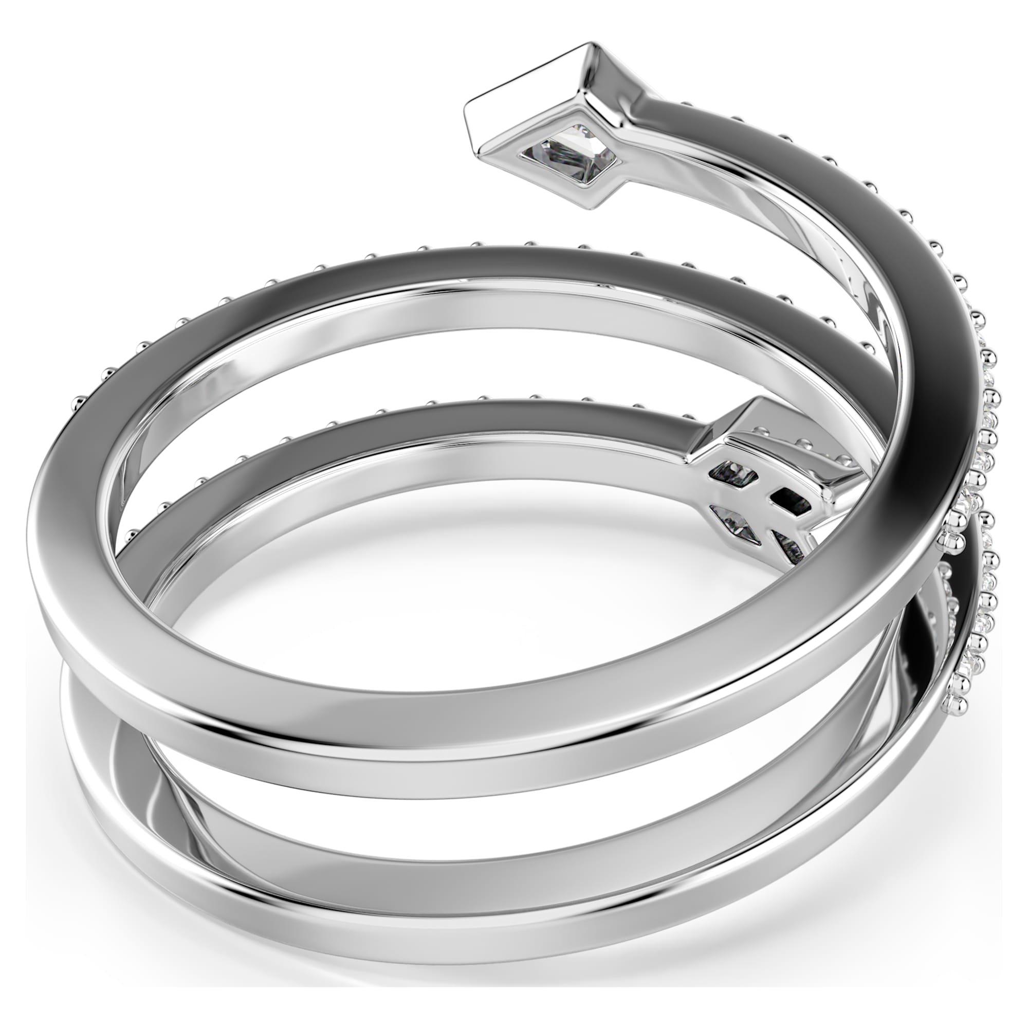 טבעת אידיליה מעוגלת בצורת חץ