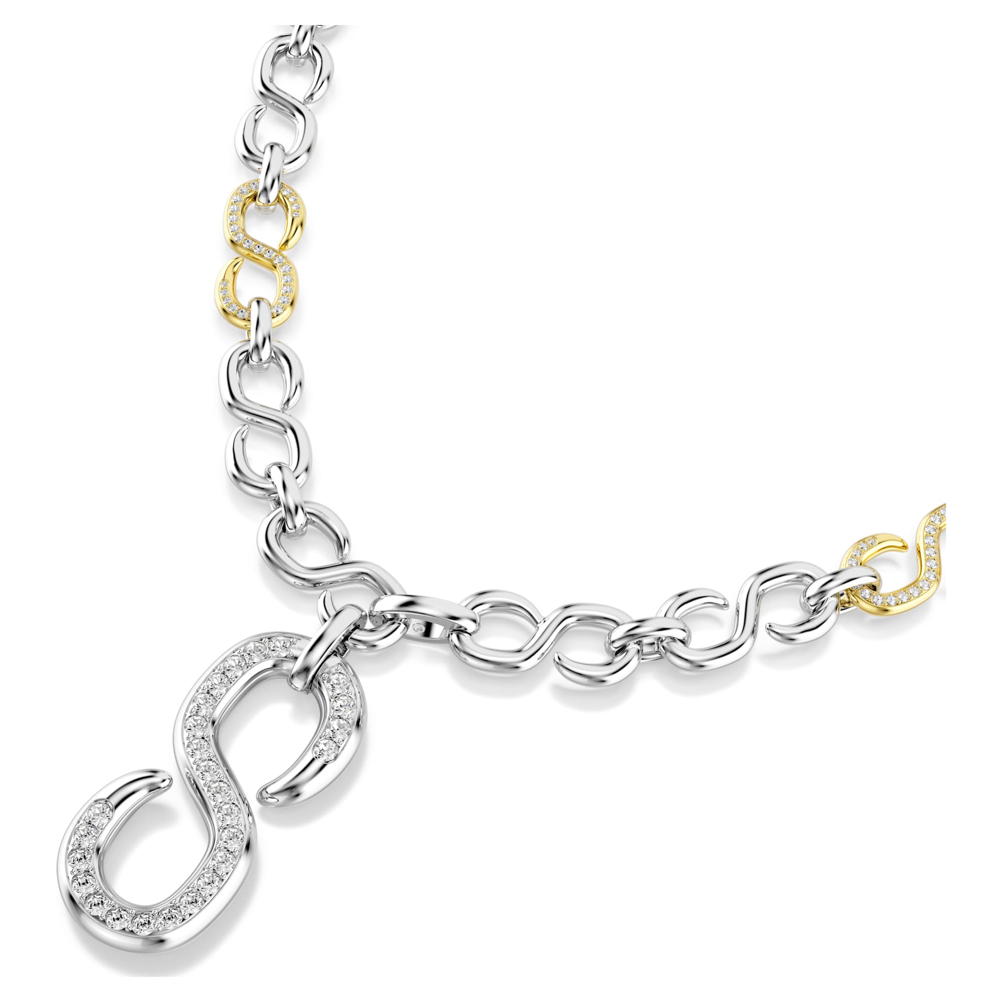 שרשרת מ אורכת דקסטרה בציפוי רודיום