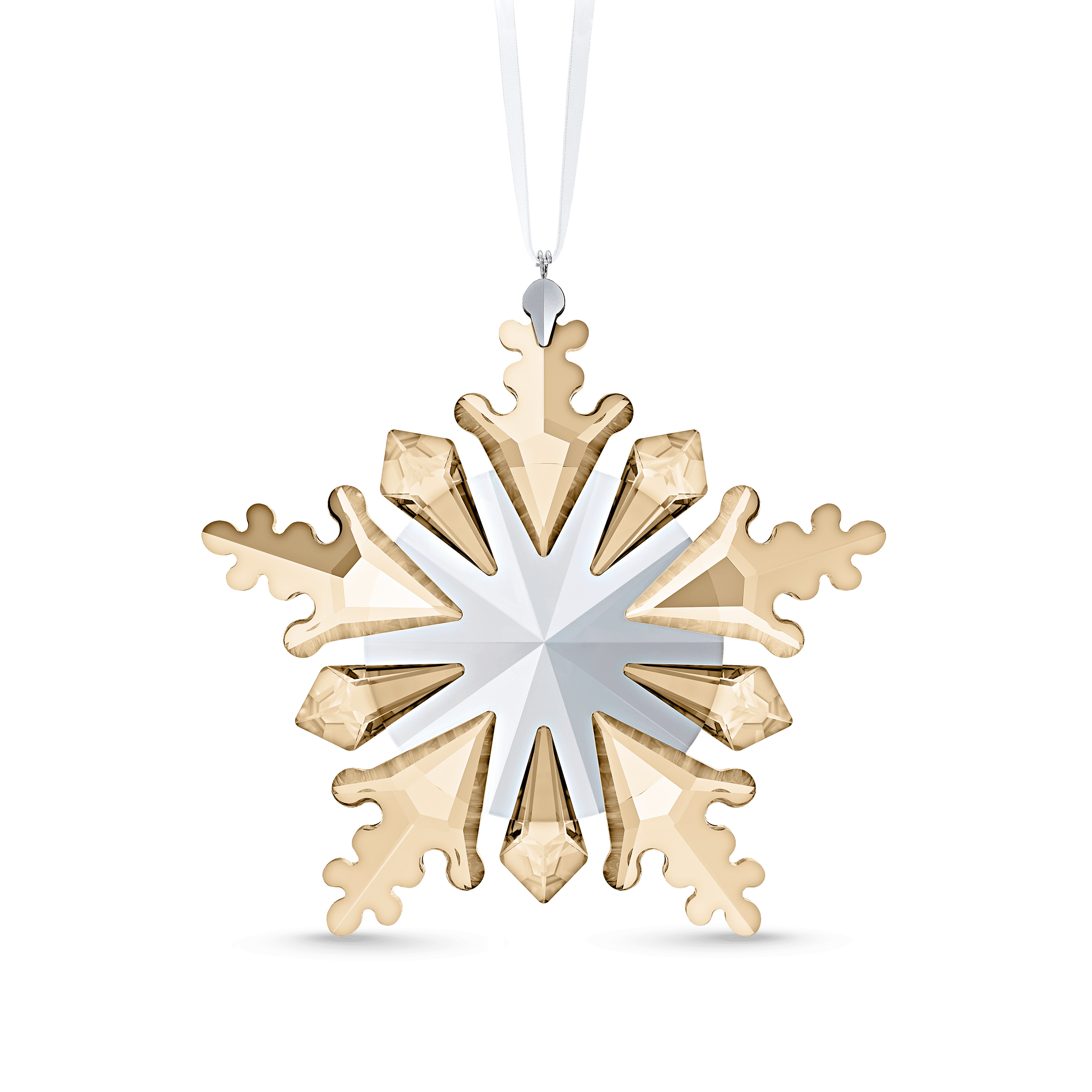פסלון קריסטל Winter Sparkle בצבע זהוב