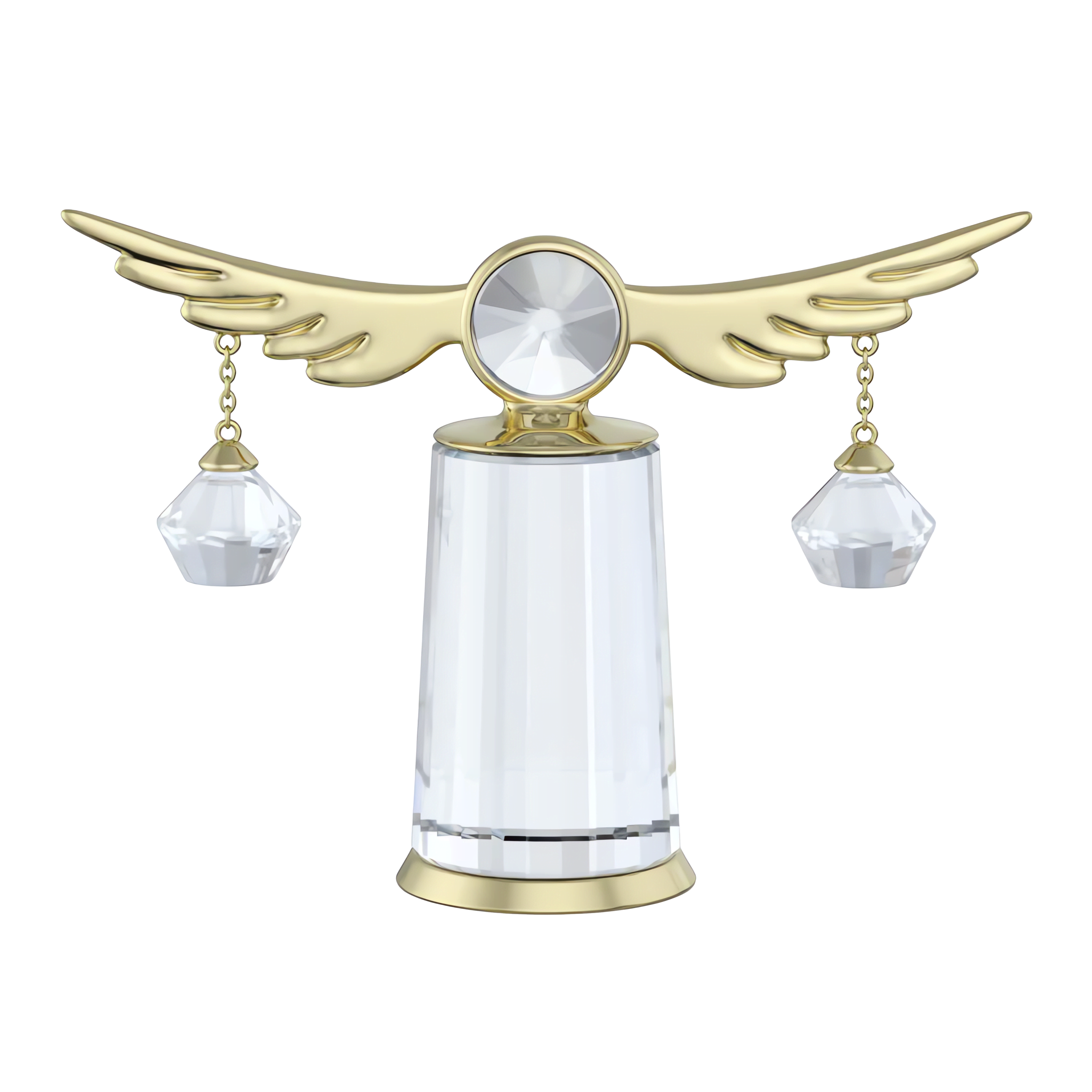 פסלון קריסטל Symbolism בצבע זהוב