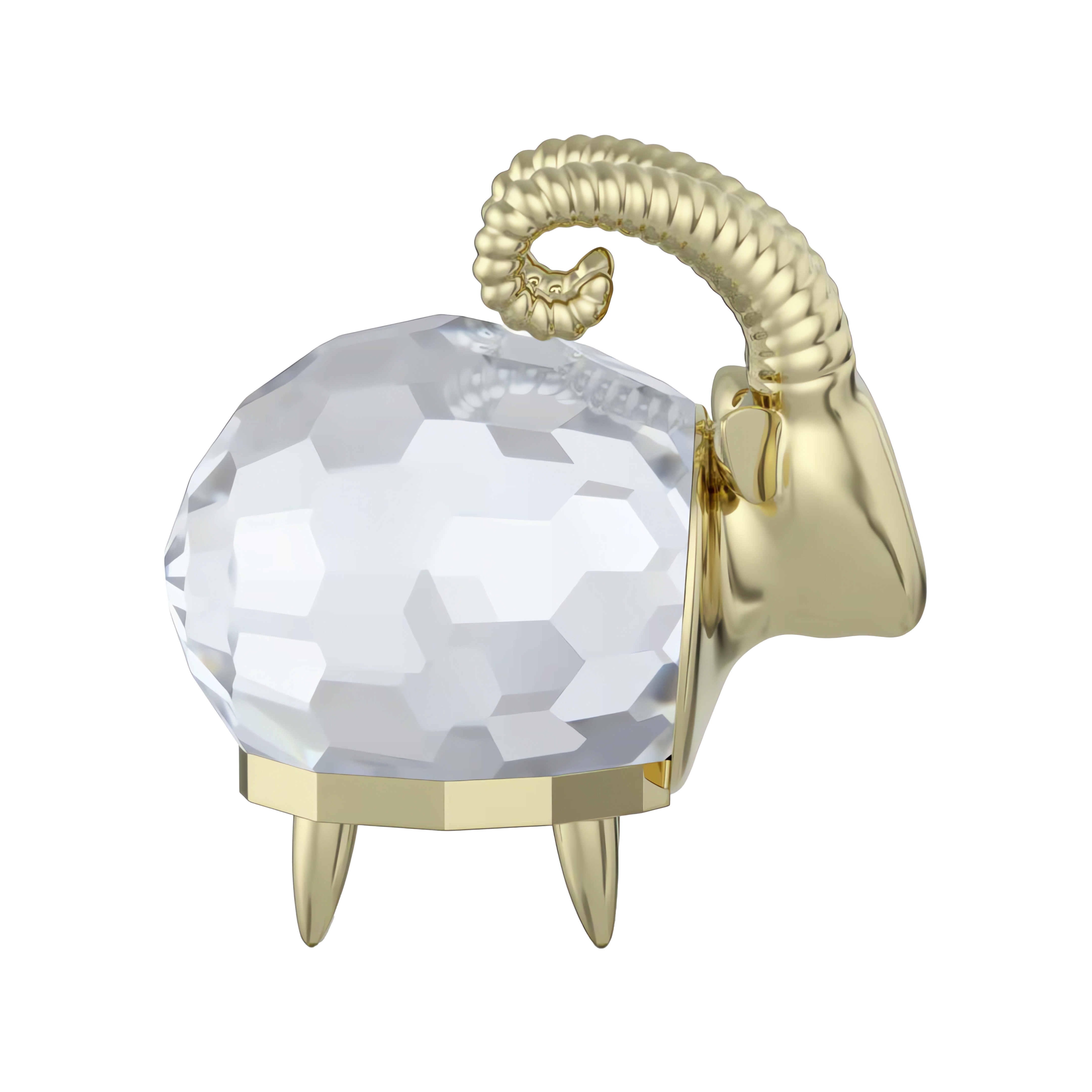 פסלון קריסטל Symbolism בצבע זהוב