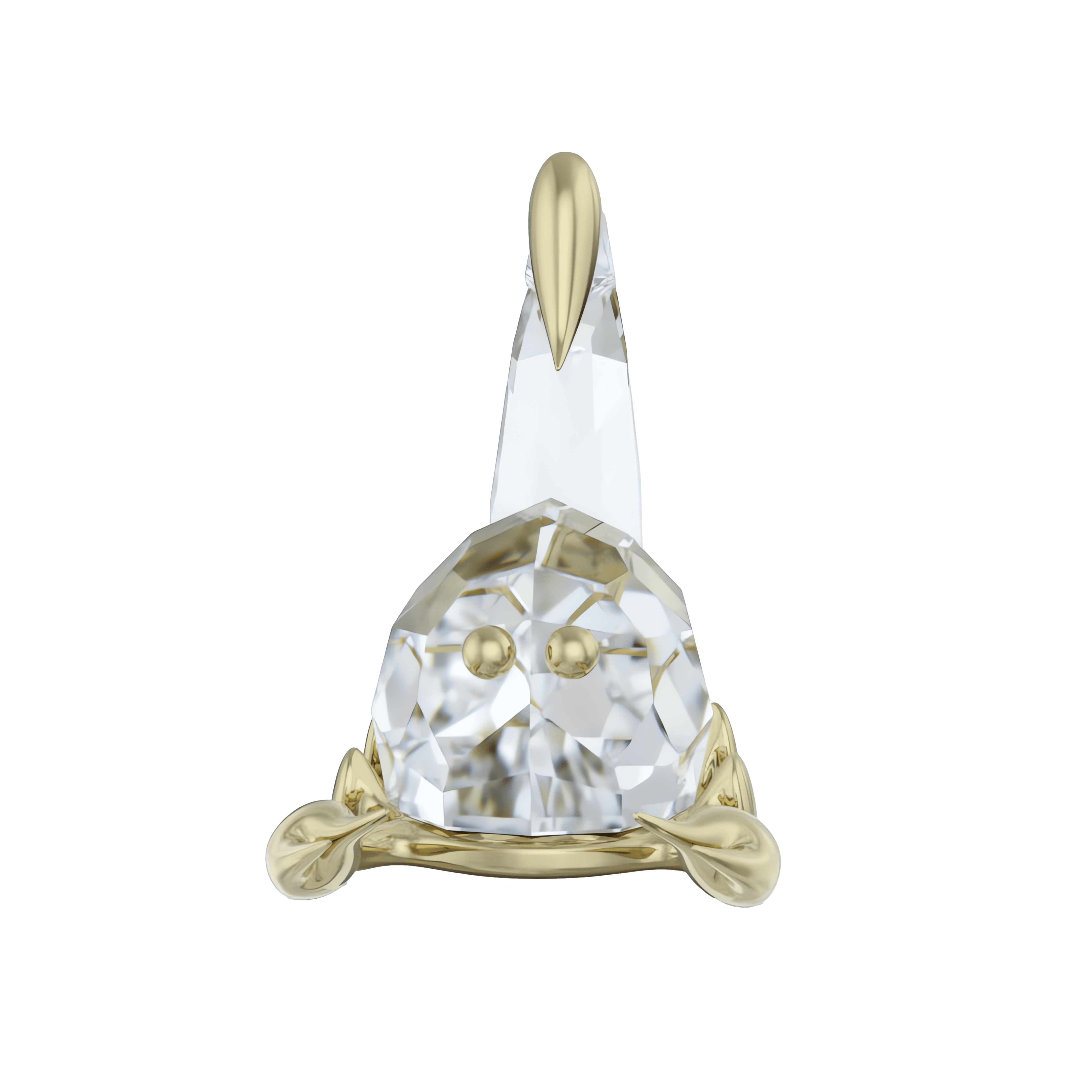 פסלון קריסטל Symbolism בצבע זהוב