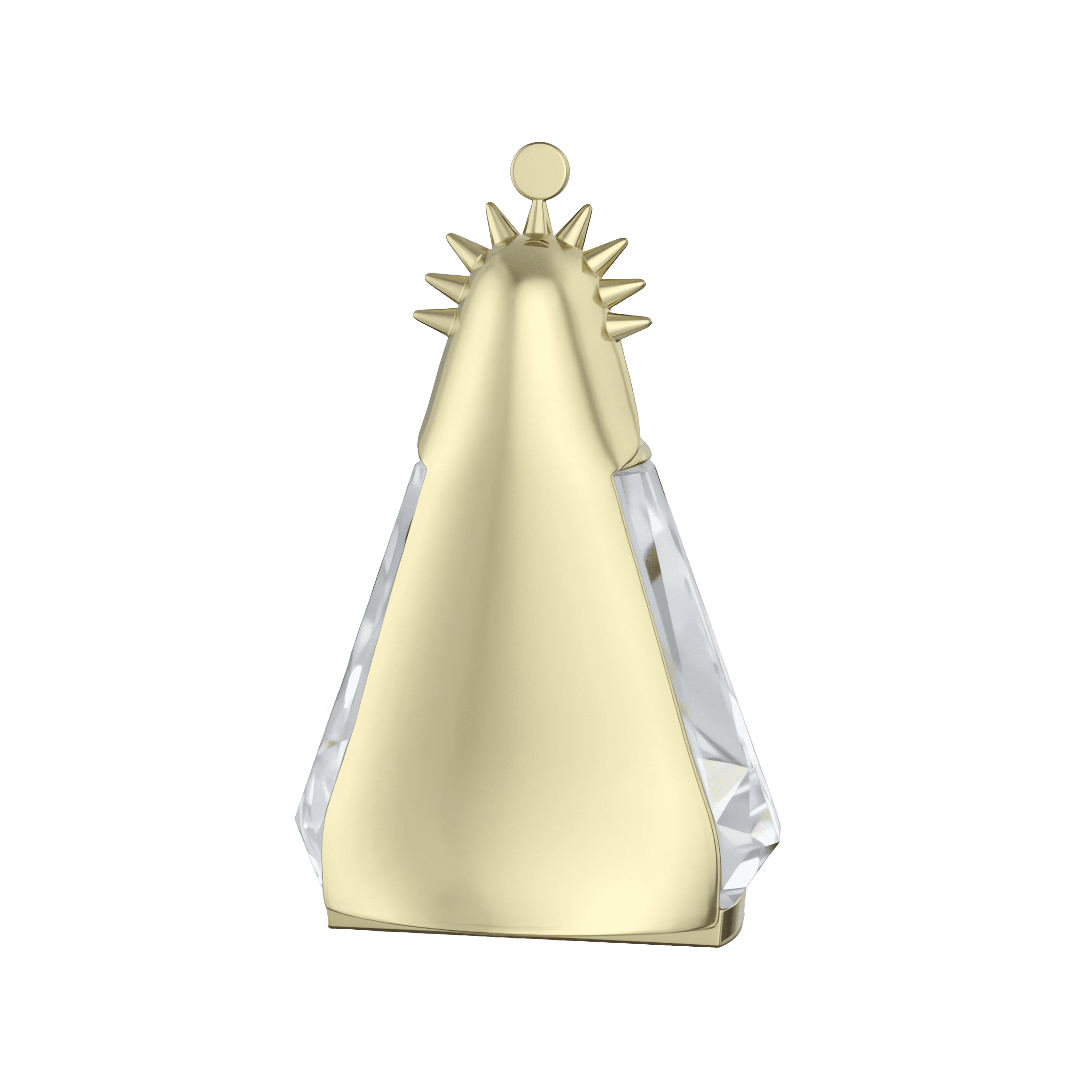 פסלון קריסטל Symbolism בצבע זהוב