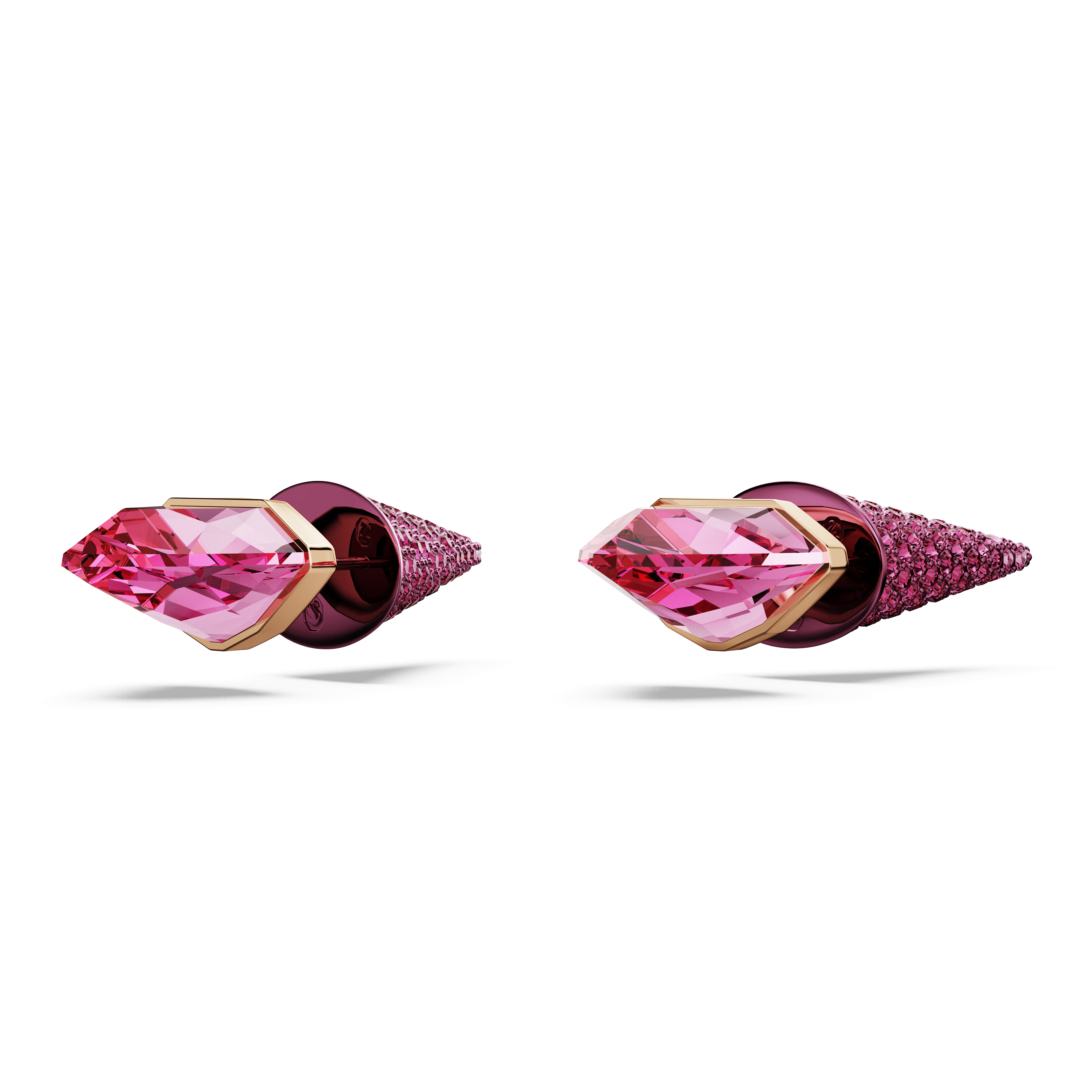 עגילים צמודים Lucent בצבע ורוד