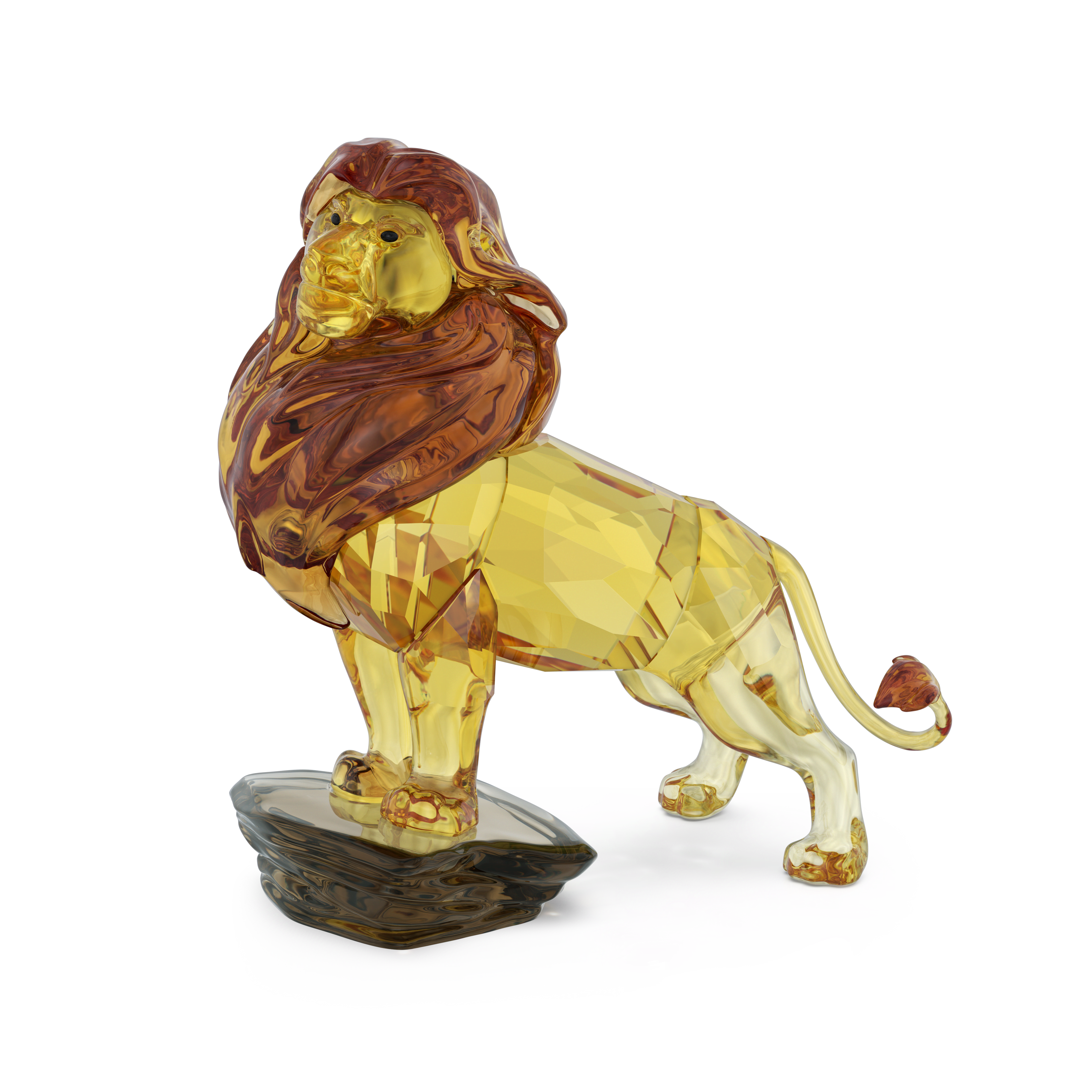 פסלון קריסטל The Lion King בצבע זהוב