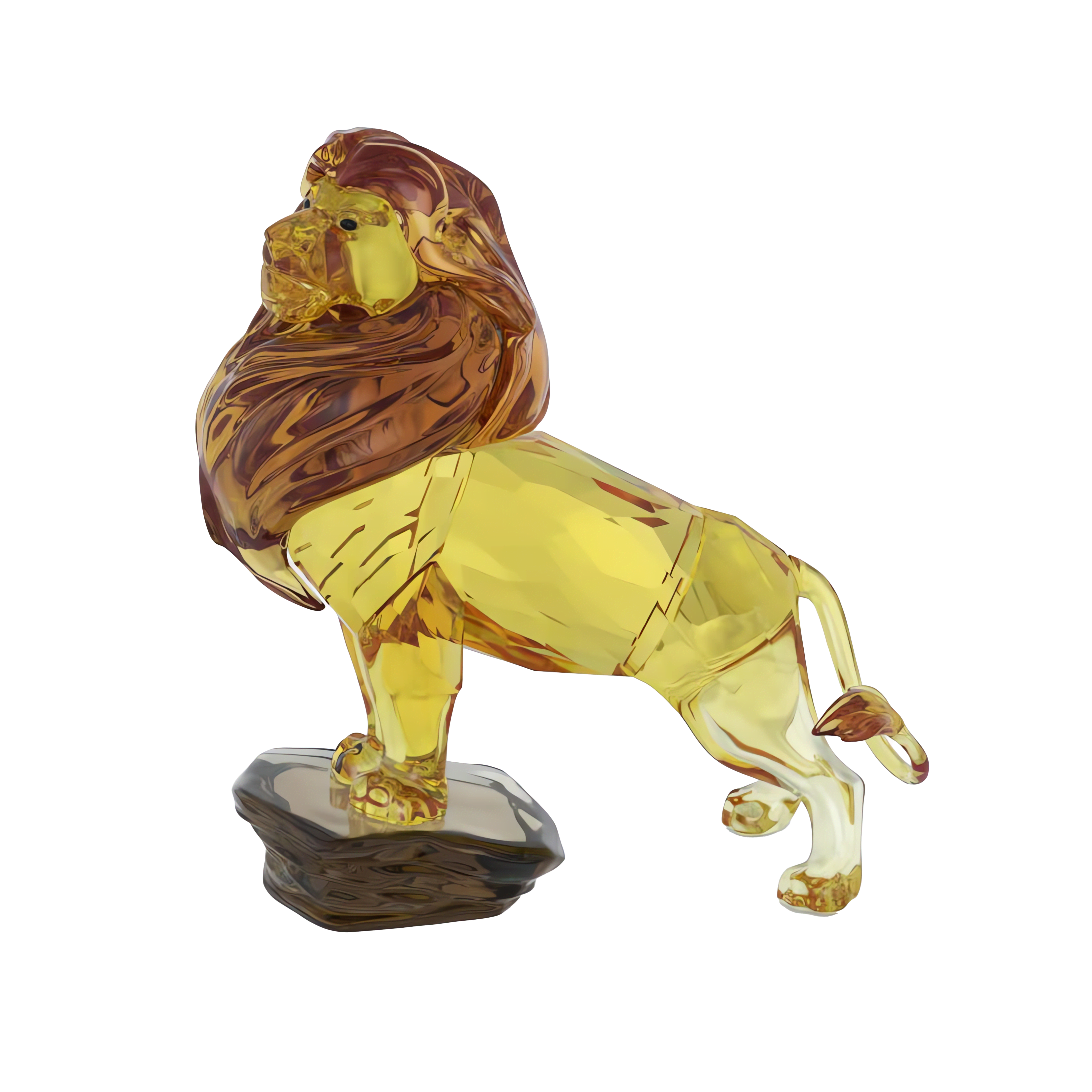 פסלון קריסטל The Lion King בצבע זהוב