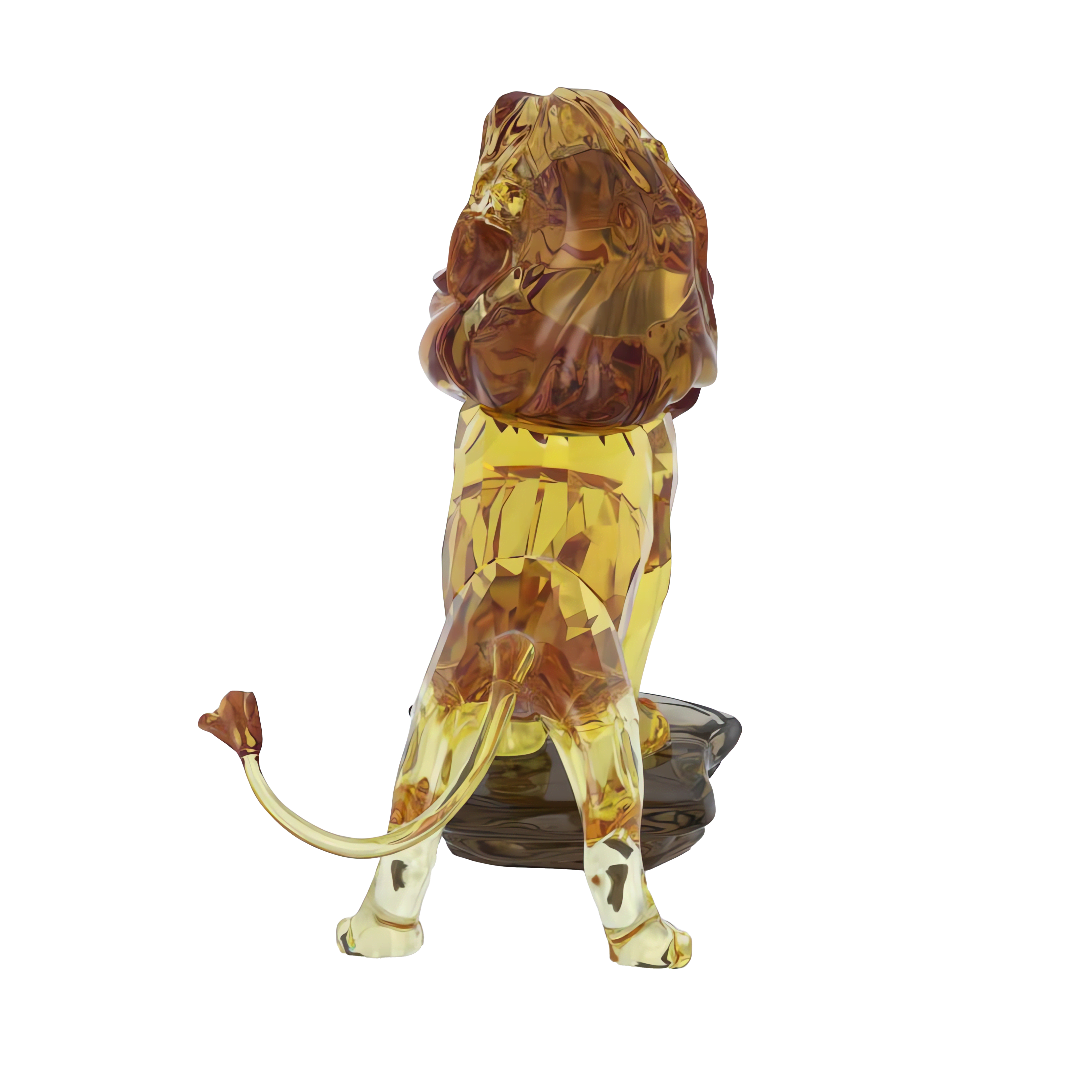 פסלון קריסטל The Lion King בצבע זהוב