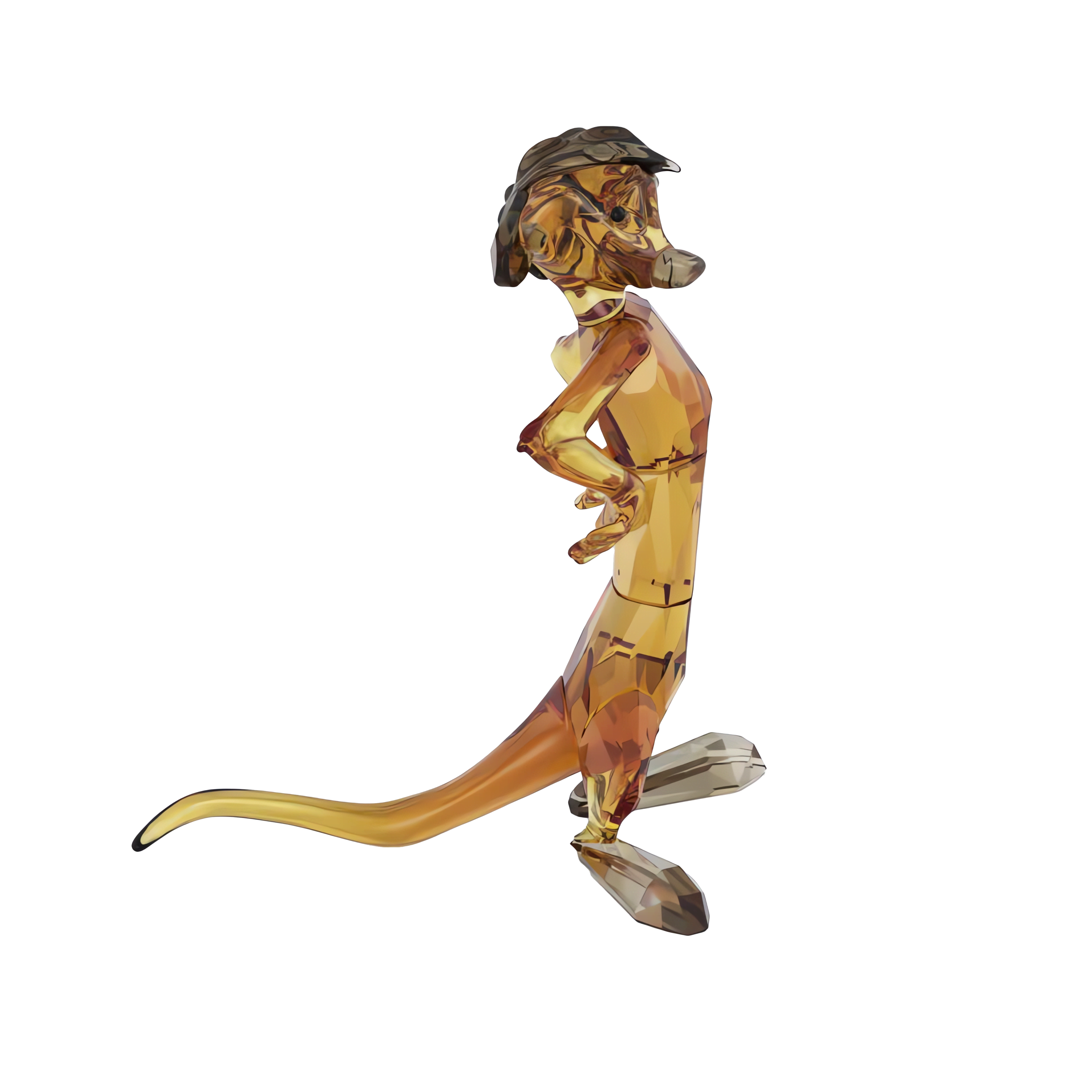 פסלון קריסטל The Lion King בצבע חום