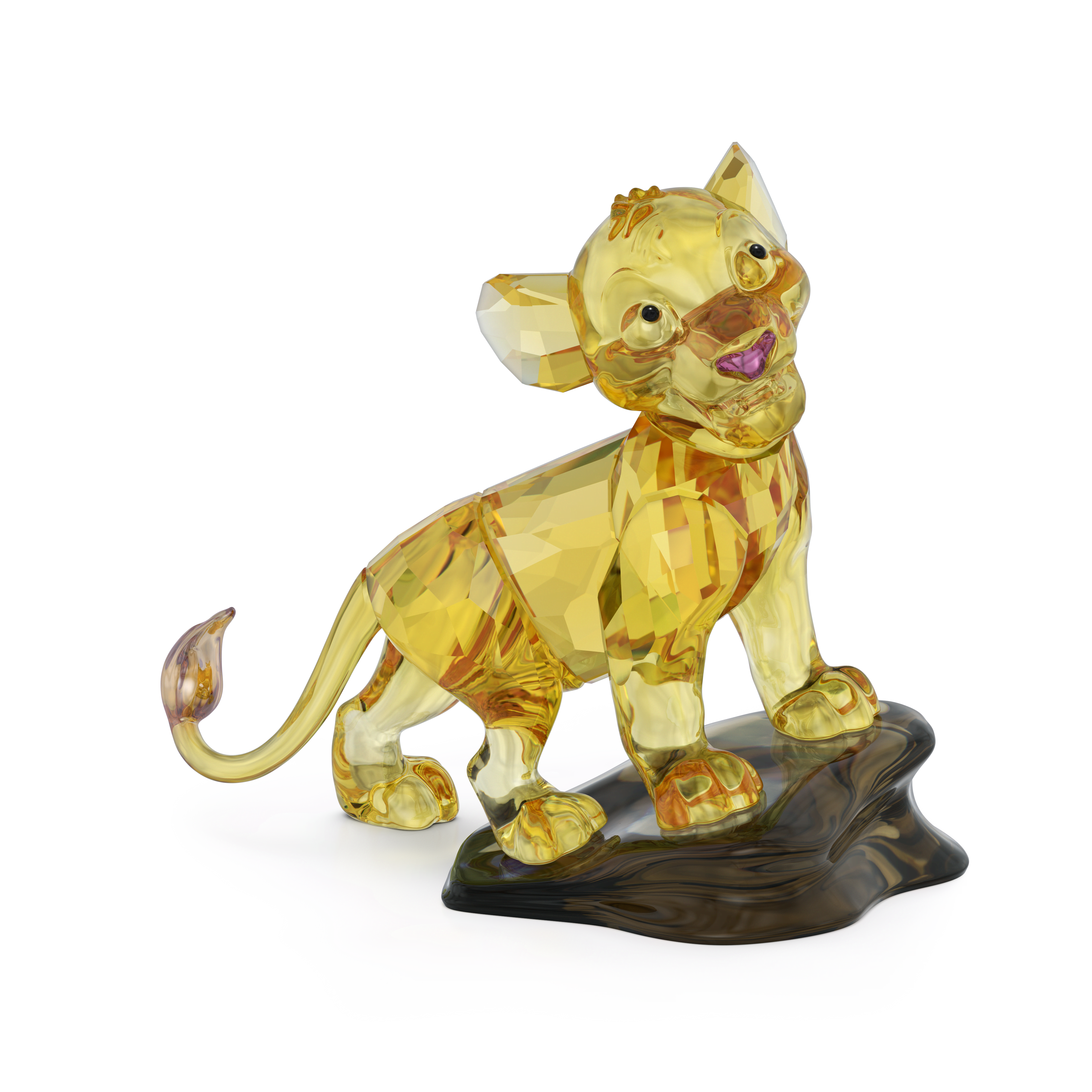פסלון קריסטל The Lion King בצבע זהוב