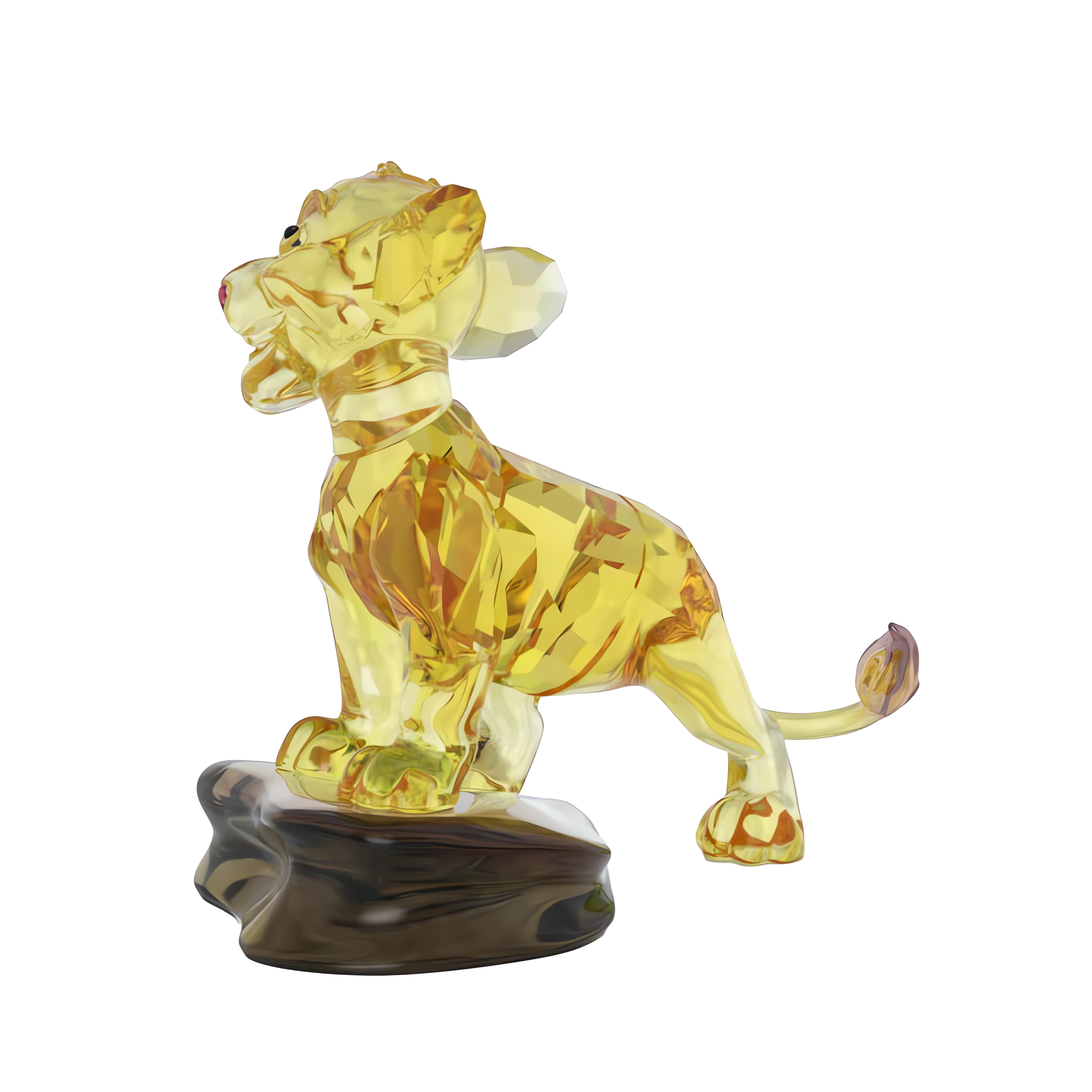 פסלון קריסטל The Lion King בצבע זהוב