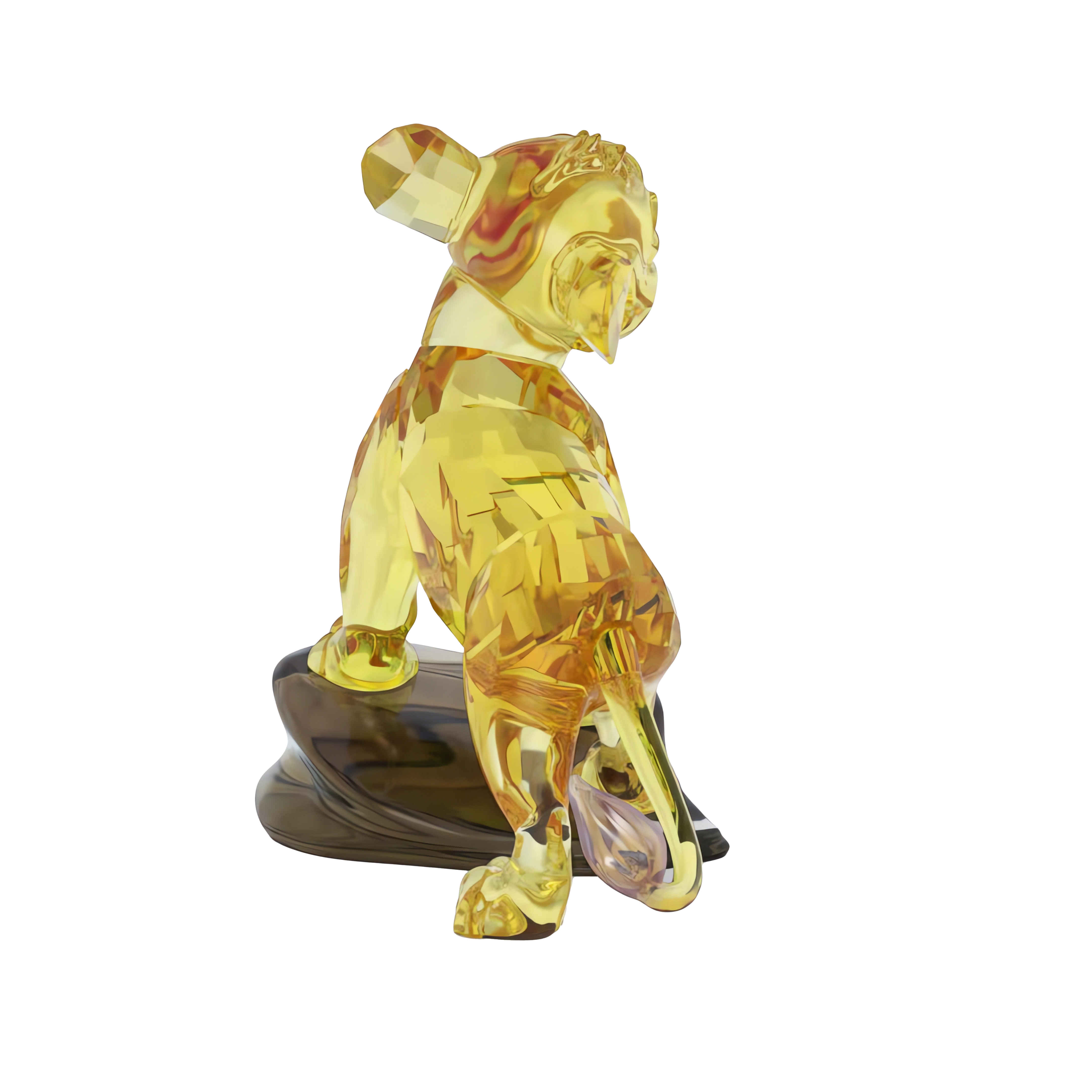 פסלון קריסטל The Lion King בצבע זהוב