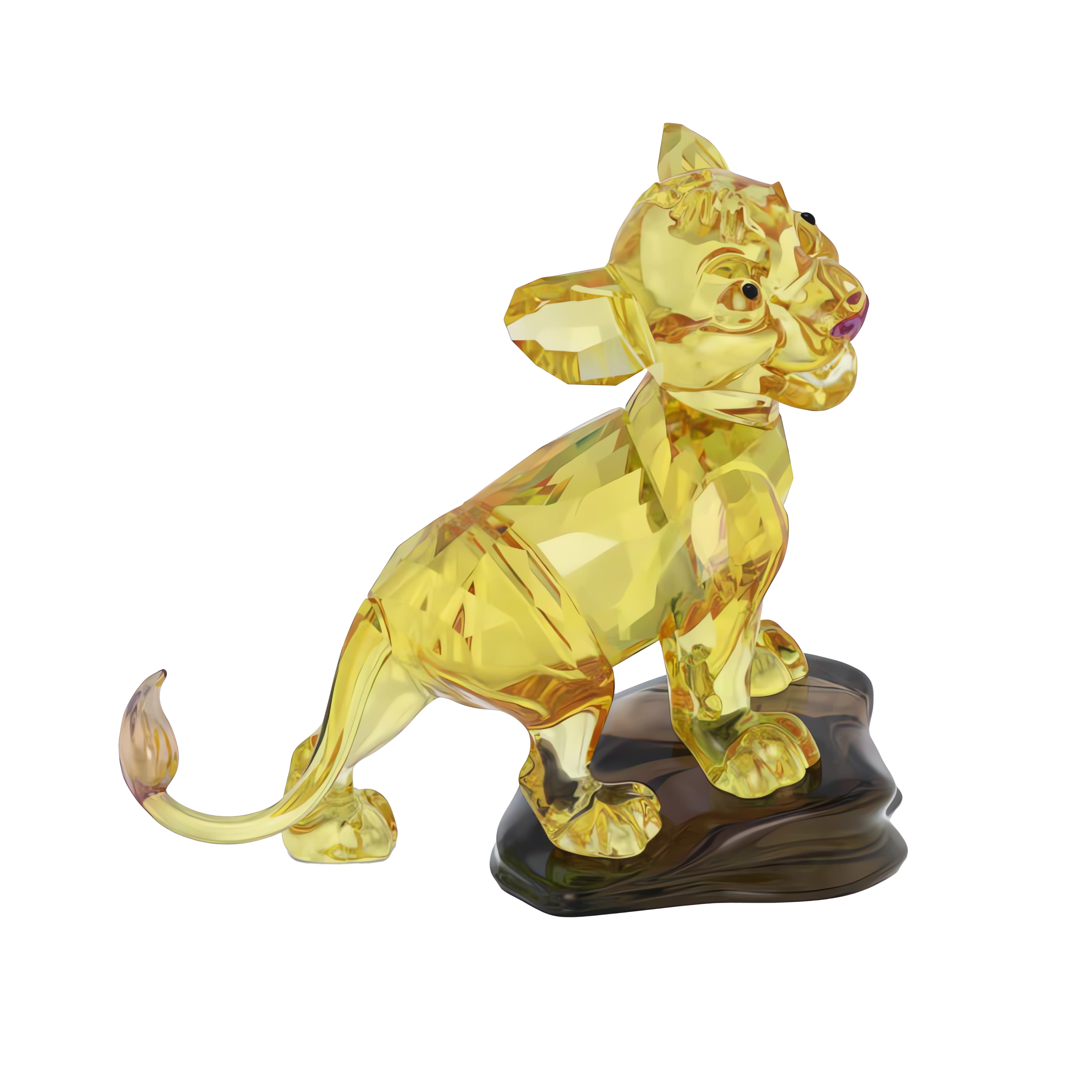 פסלון קריסטל The Lion King בצבע זהוב