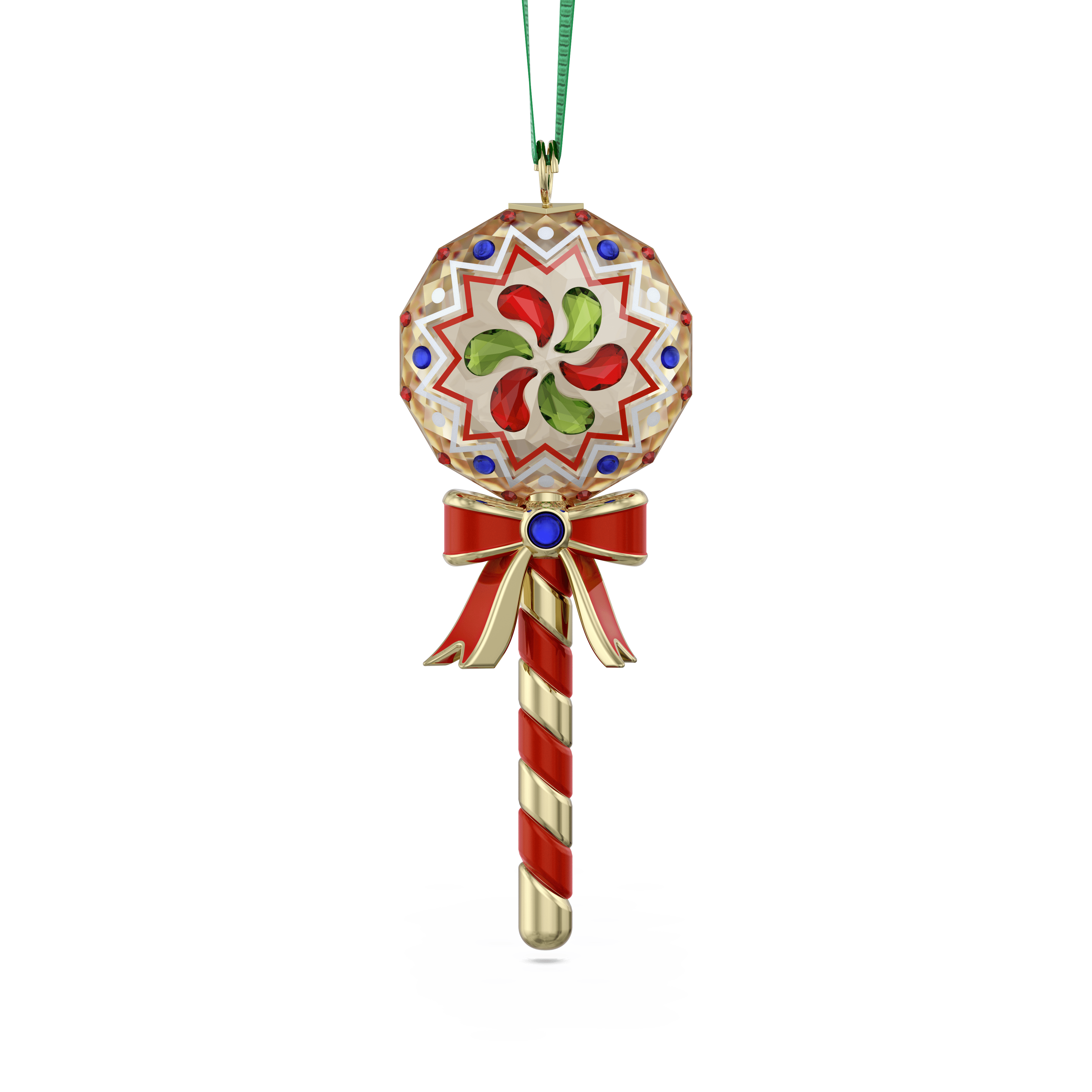 קישוט קריסטל Holiday Cheers בצבע אדום