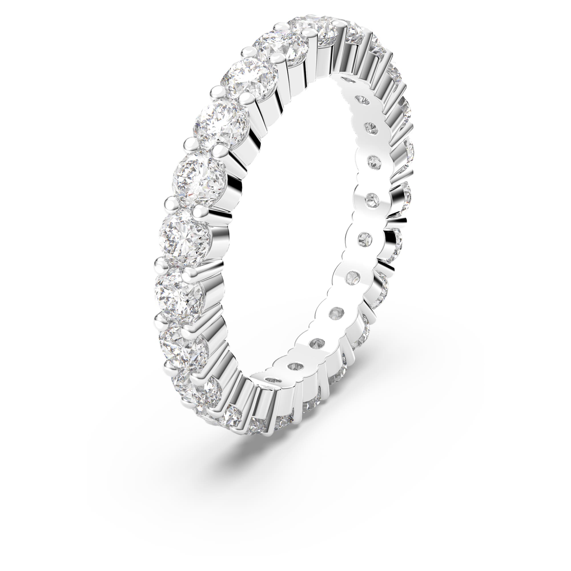 טבעת Vittore בציפוי רודיום מבריק SWAROVSKI