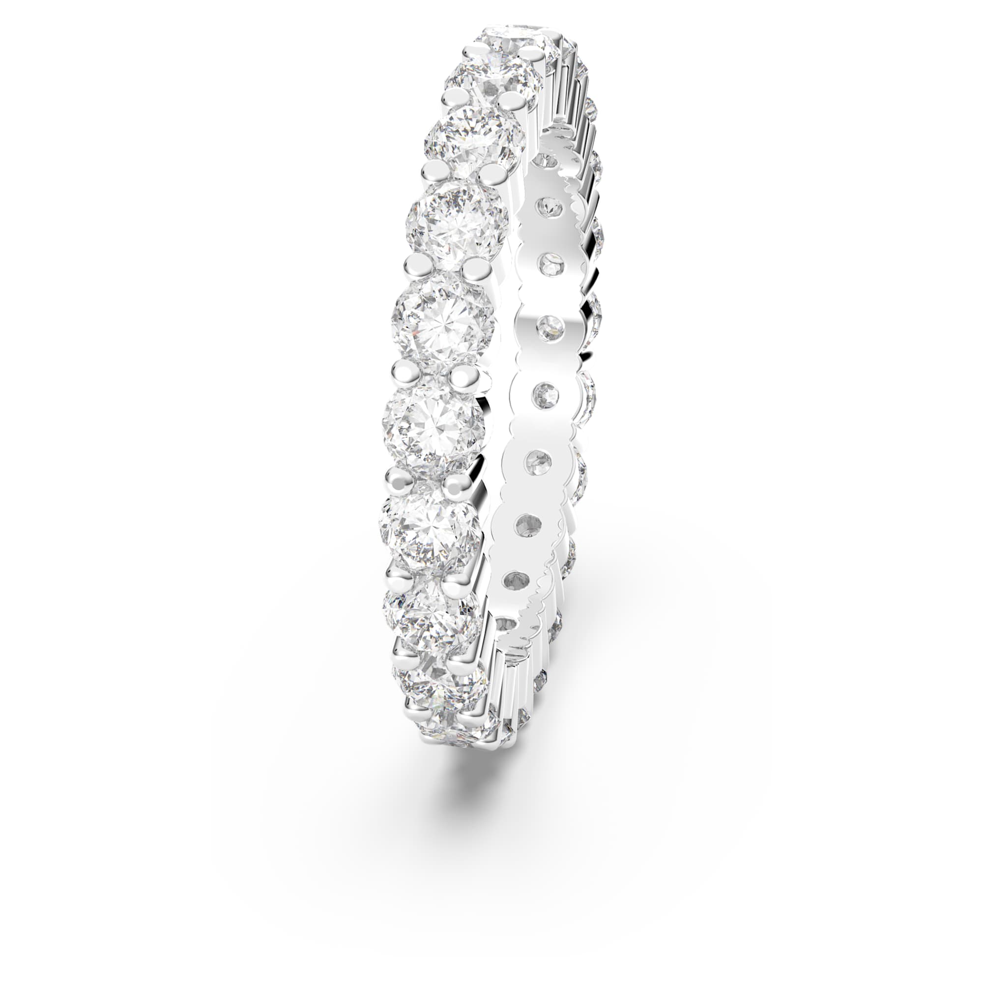 טבעת Vittore בציפוי רודיום מבריק SWAROVSKI