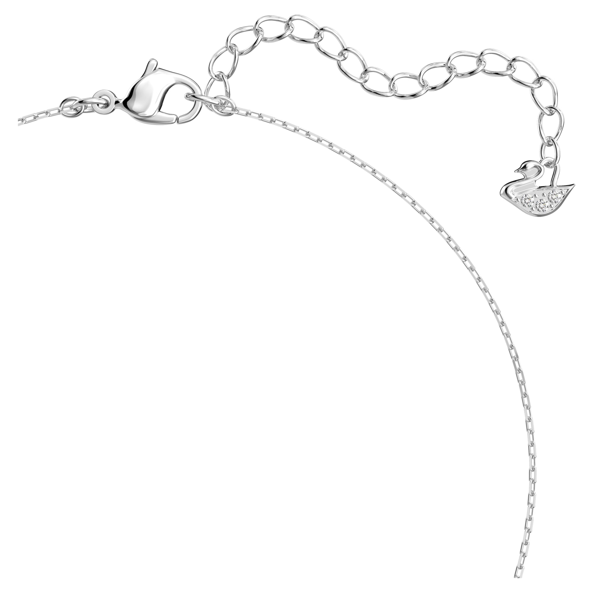 שרשרת Attract Trilogy  רודיום מבריק SWAROVSKI