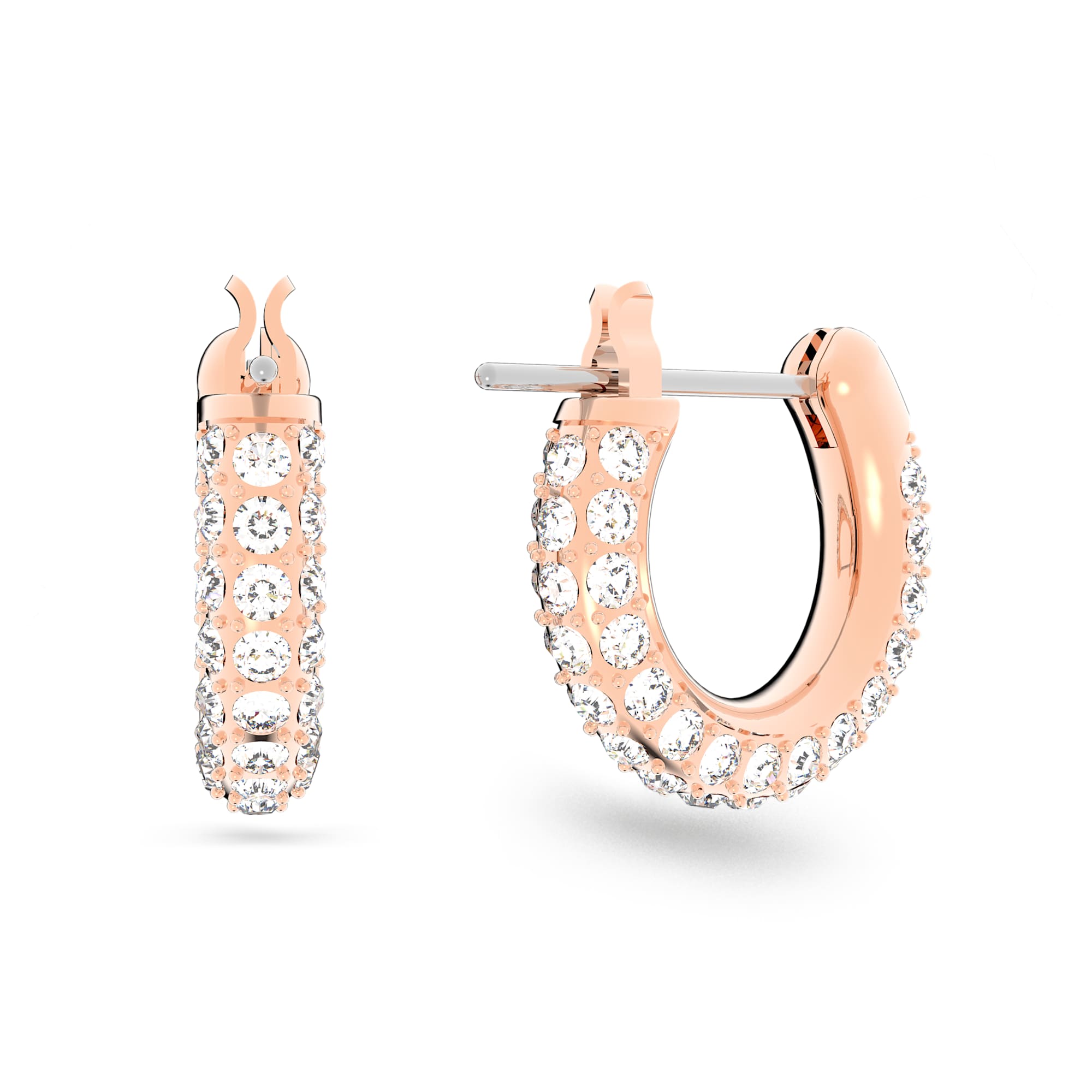 עגילי Stone  רוז גולד מבריק SWAROVSKI