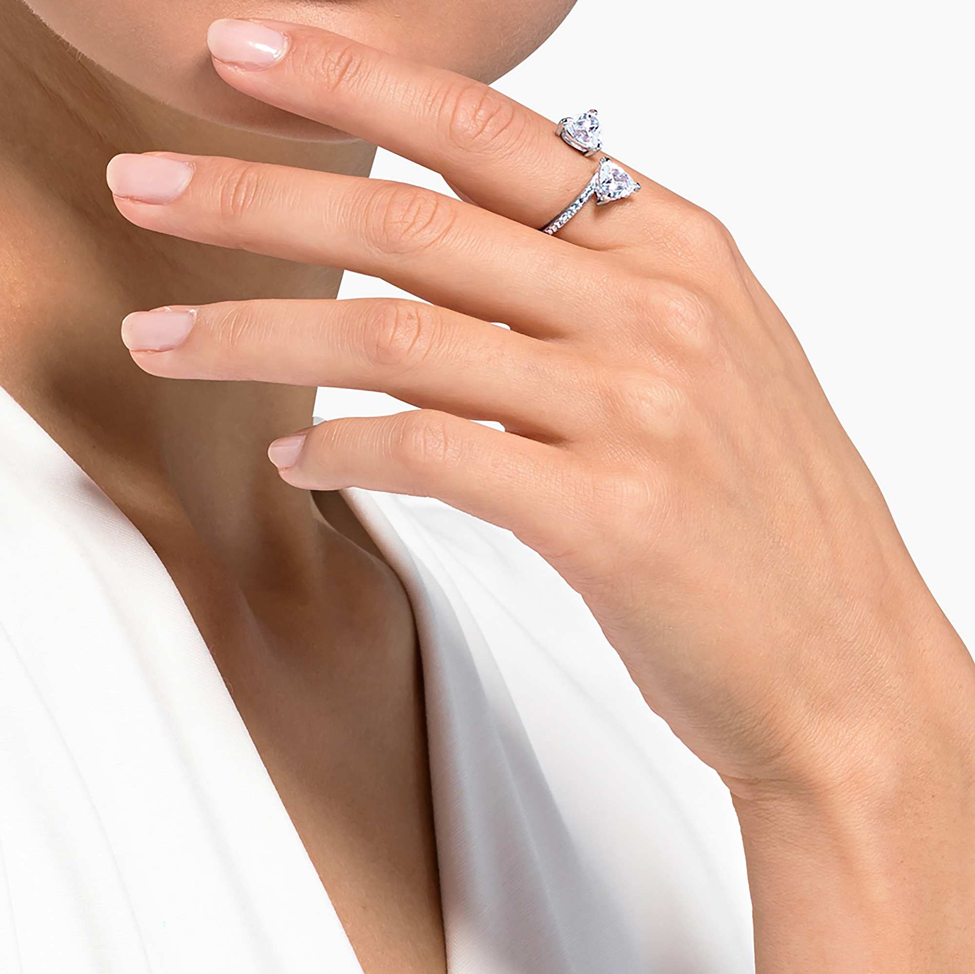 טבעת Attract Soul  רודיום מבריק SWAROVSKI