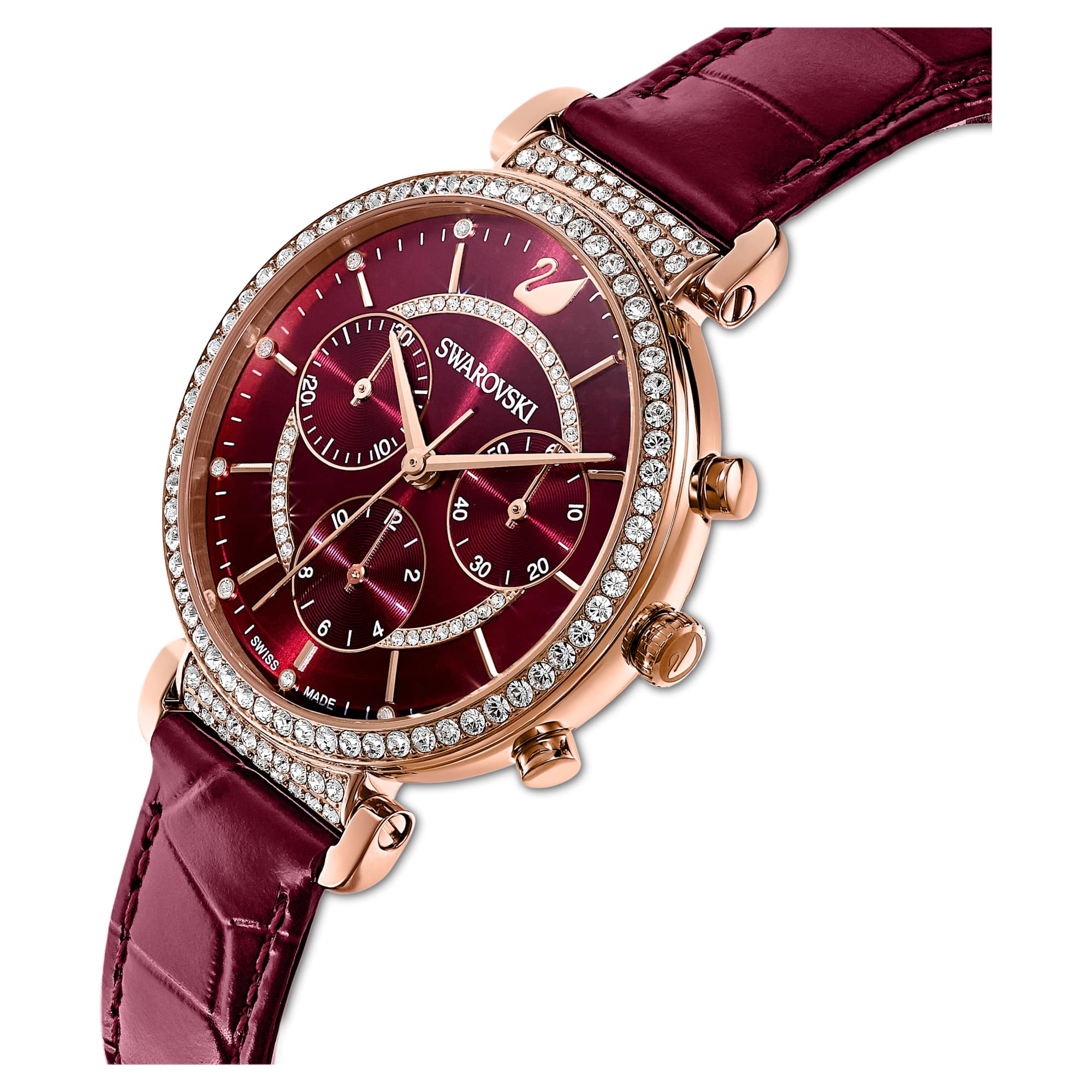 שעון Passage Chrono  PVD רוז גולד SWAROVSKI