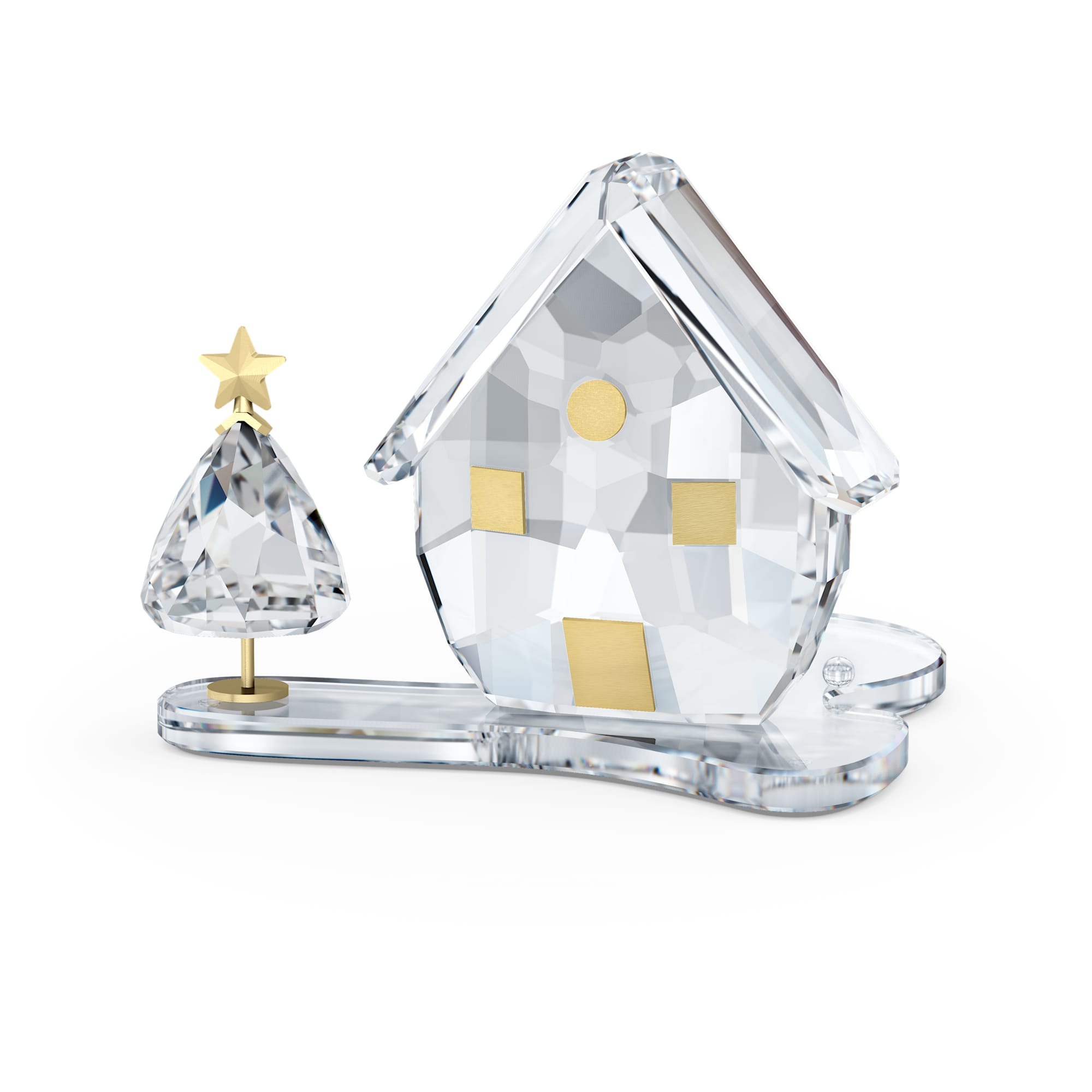 מינאטורות קריסטל Holiday Magic Tea Light Holder  קריסטל SWAROVSKI