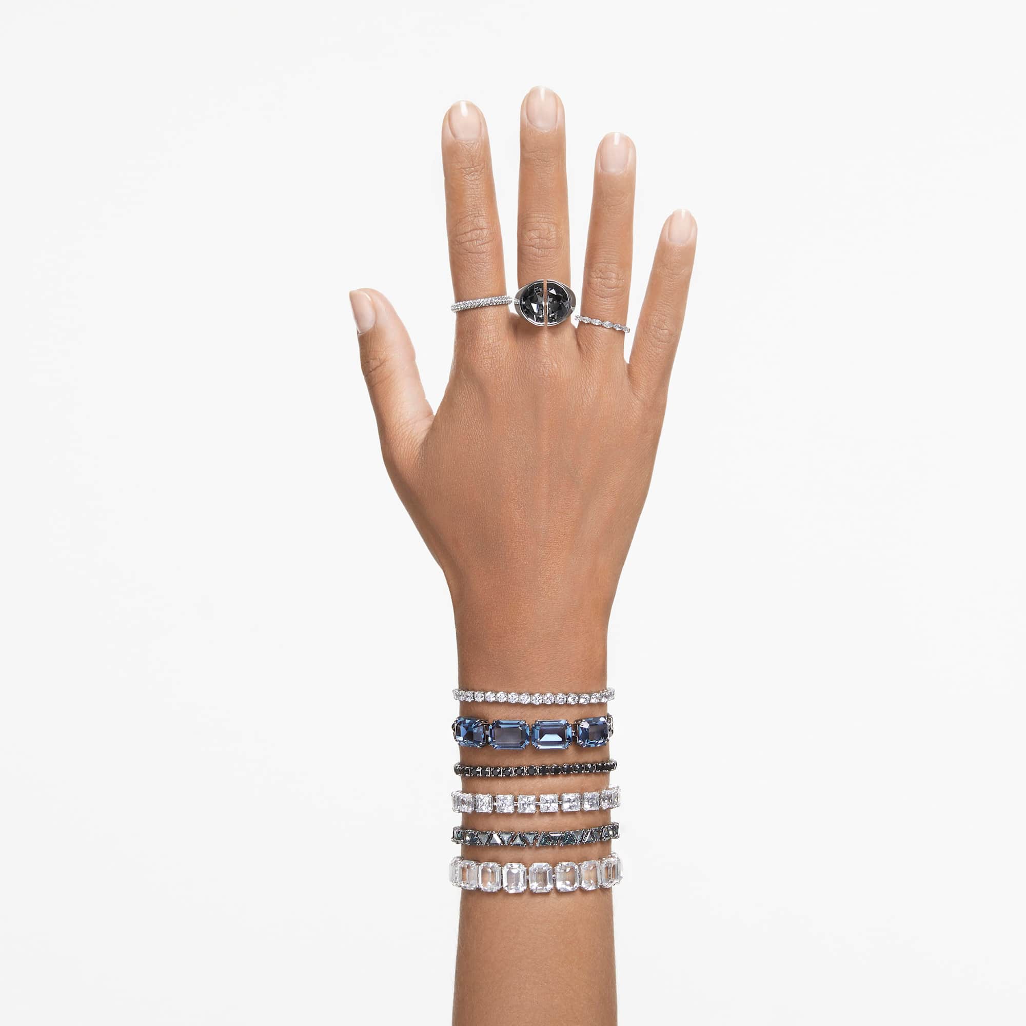 צמיד Millenia בציפוי רודיום מבריק SWAROVSKI