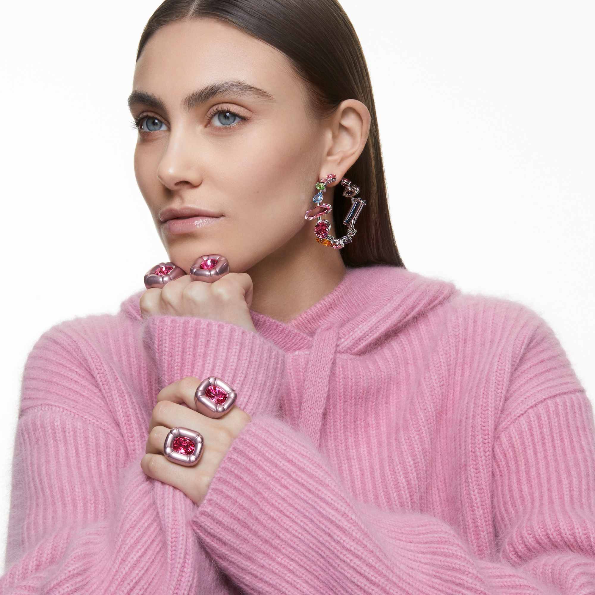 טבעת Dulcis  ורוד SWAROVSKI