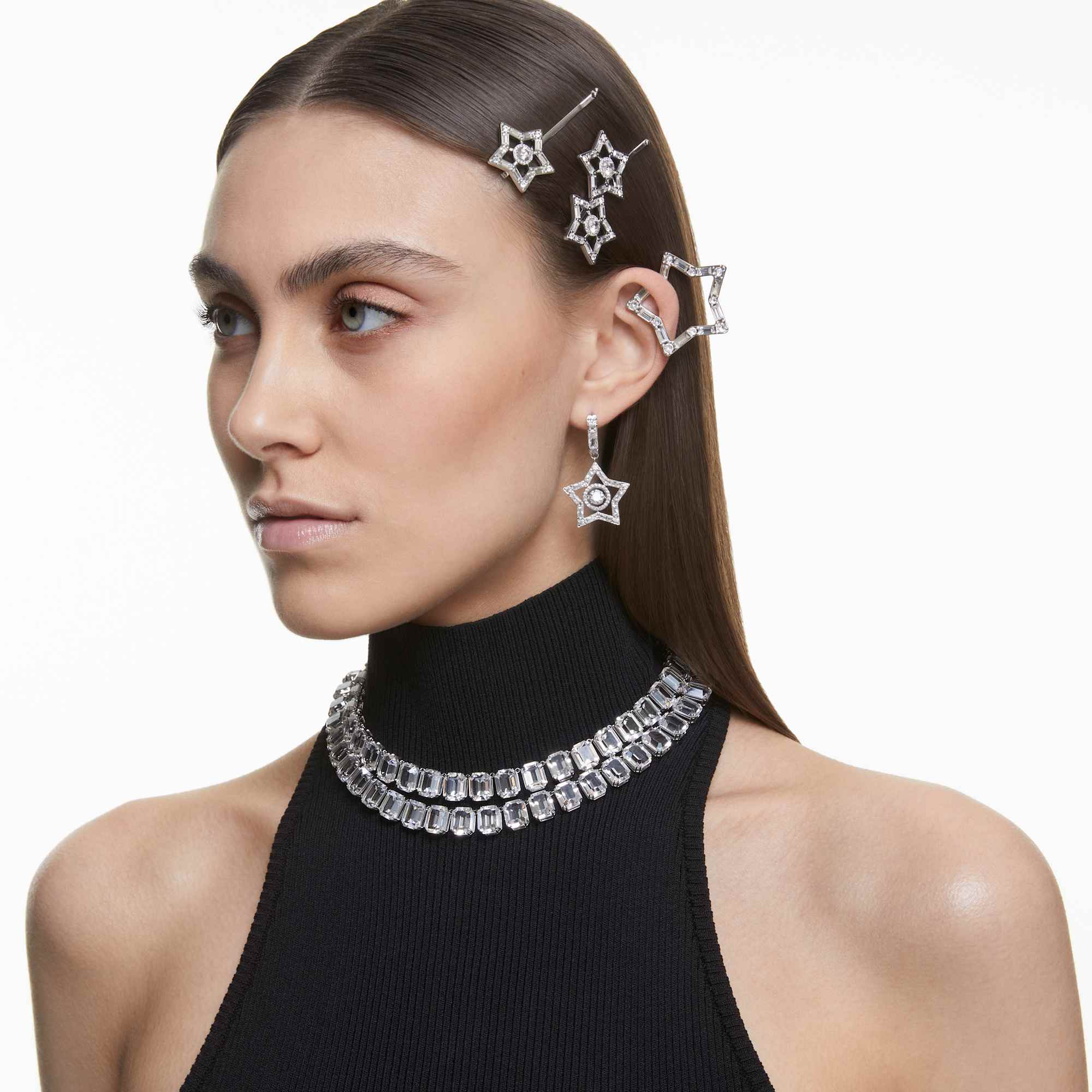 סיכה Stella  לבן SWAROVSKI