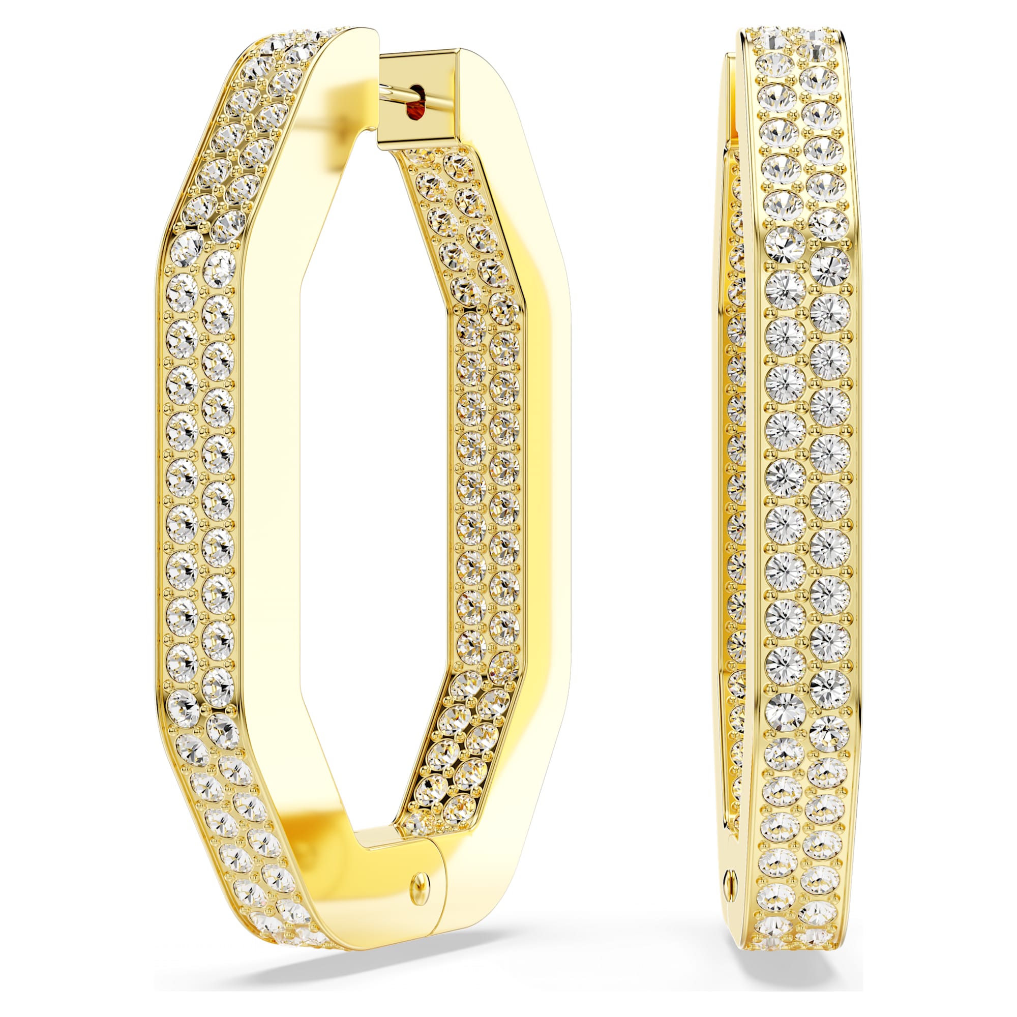עגילי Dextera בציפוי זהב מבריק SWAROVSKI