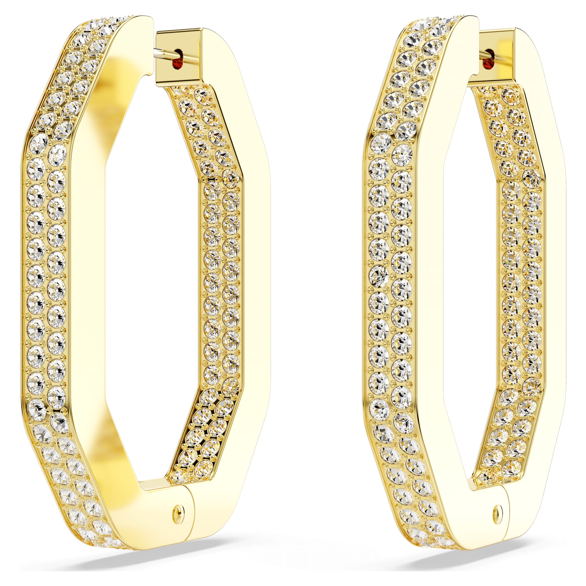 עגילי Dextera בציפוי זהב מבריק SWAROVSKI