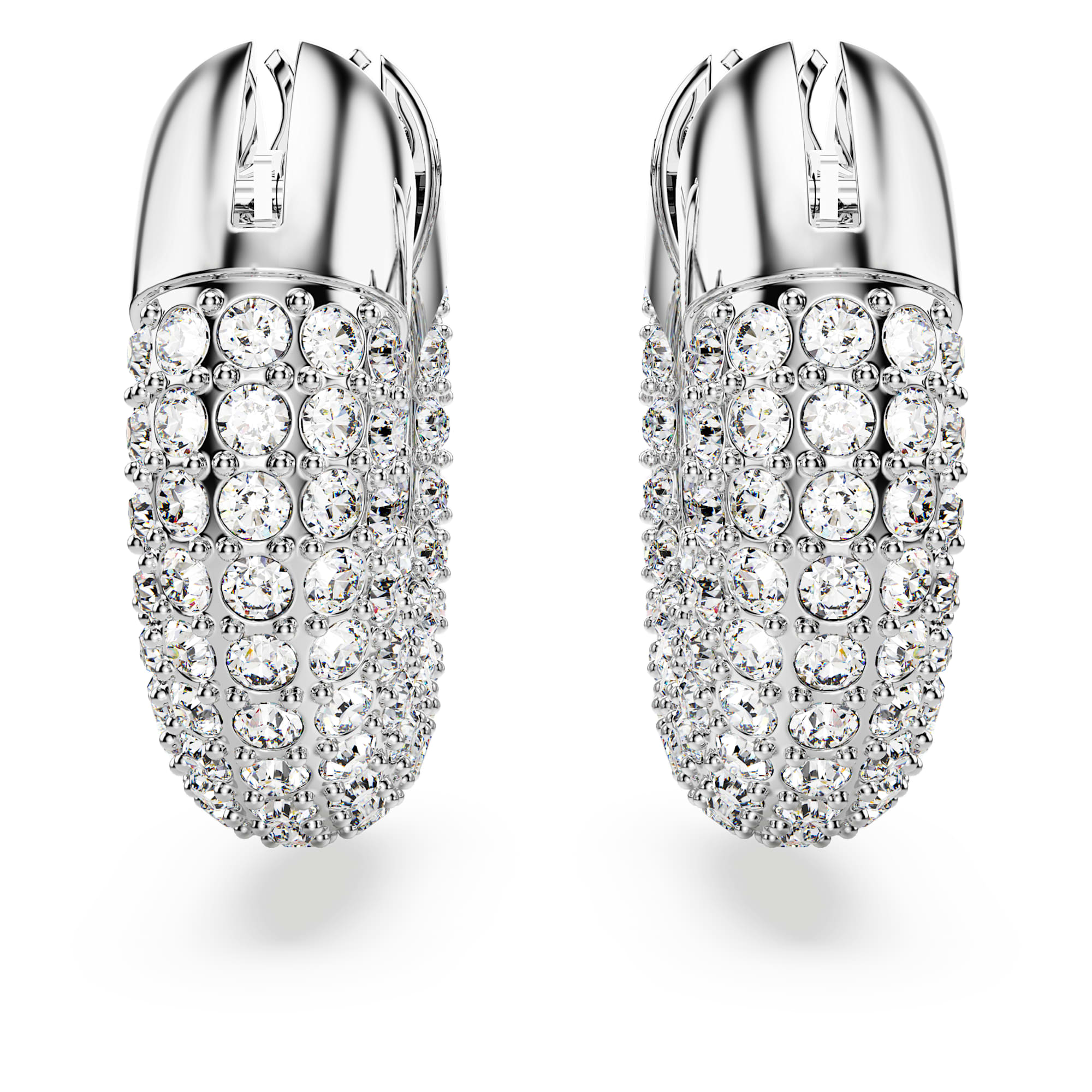 עגילי Dextera בציפוי רודיום מבריק SWAROVSKI