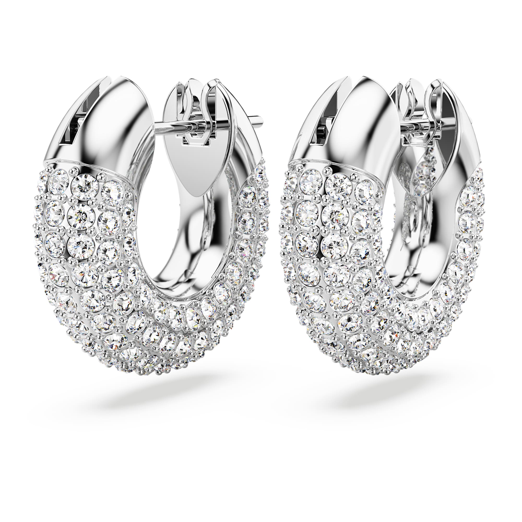 עגילי Dextera בציפוי רודיום מבריק SWAROVSKI