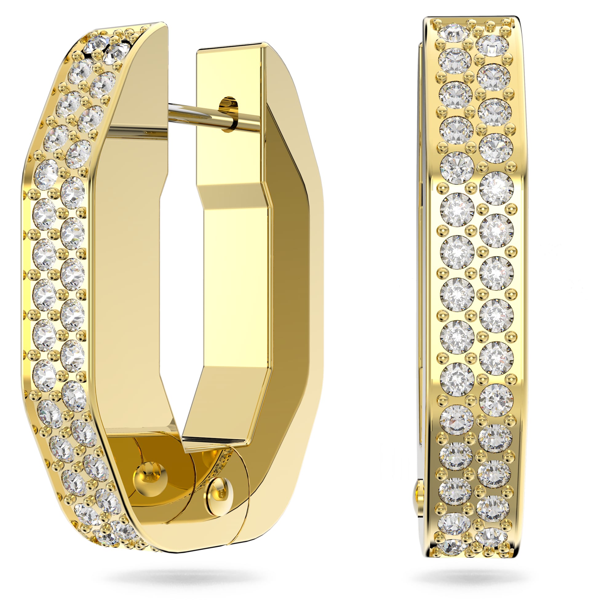 עגילי Dextera בציפוי זהב מבריק SWAROVSKI
