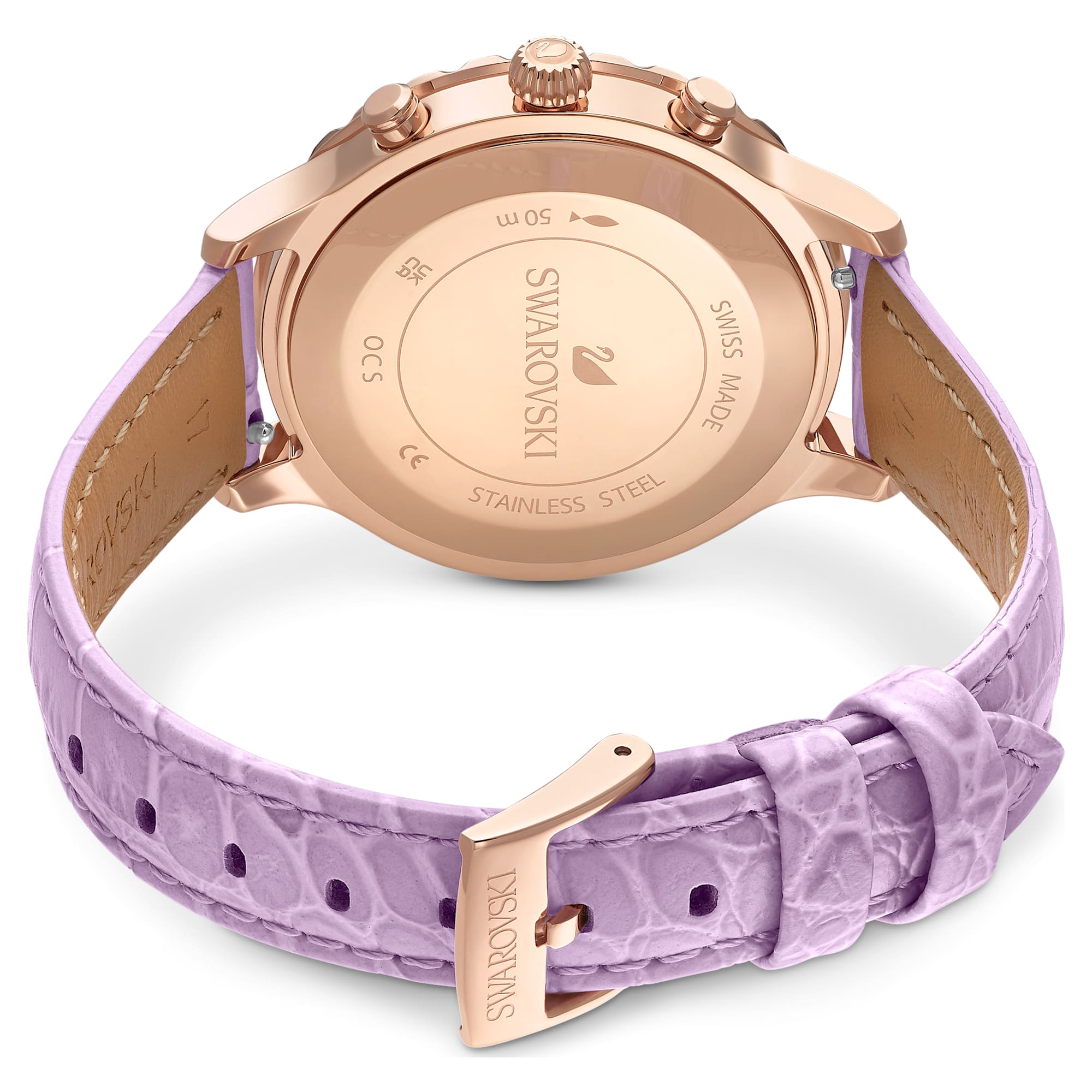 שעון Octea Lux Chrono בציפוי PVD רוז גולד SWAROVSKI