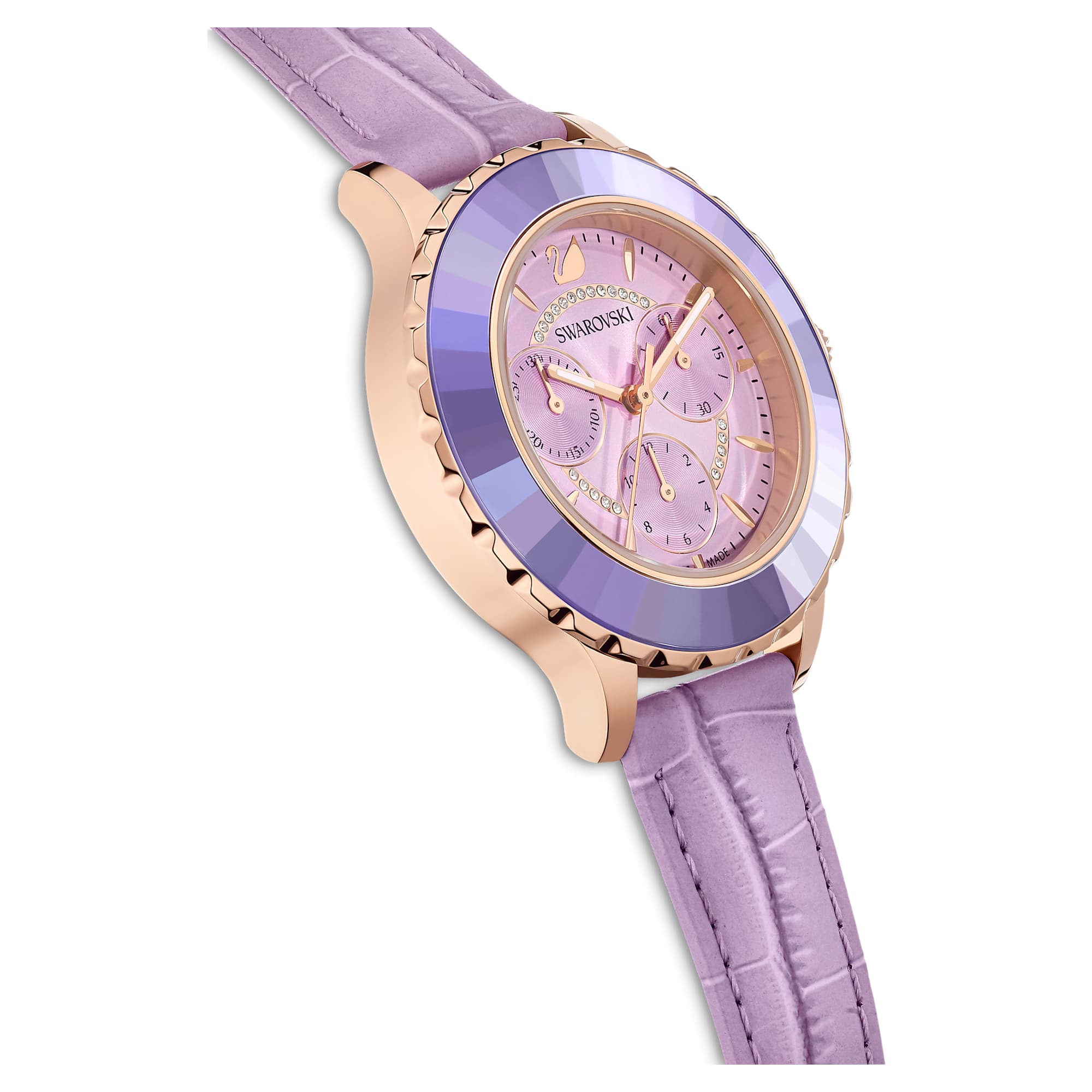 שעון Octea Lux Chrono בציפוי PVD רוז גולד SWAROVSKI