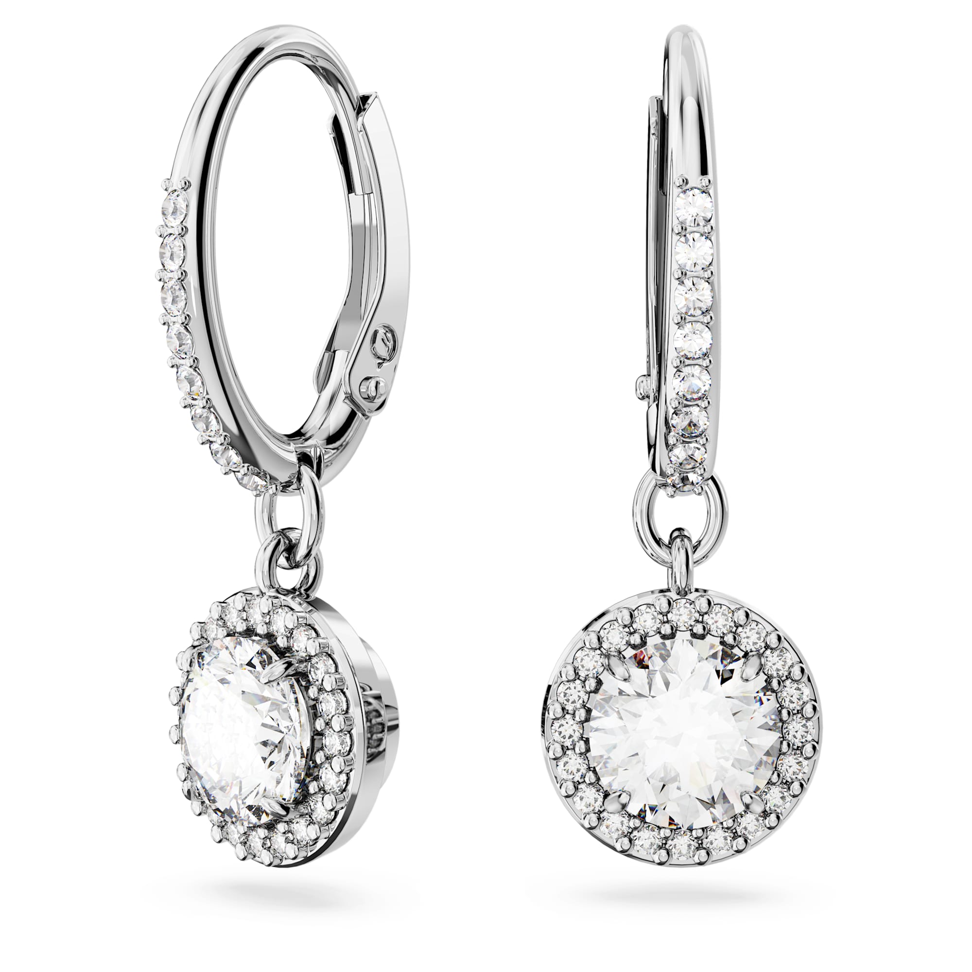 עגילי Constella בציפוי רודיום מבריק SWAROVSKI