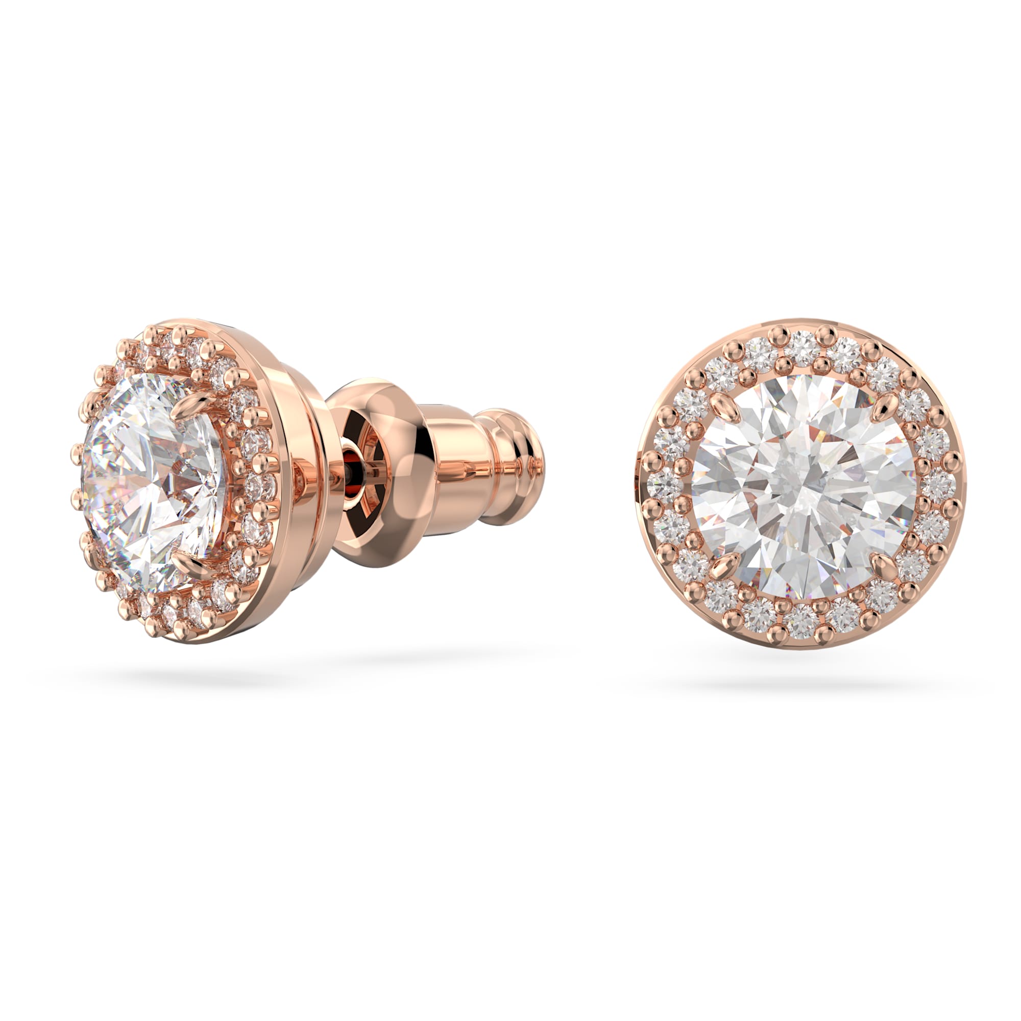 עגילי Constella בציפוי רוז גולד מבריק SWAROVSKI