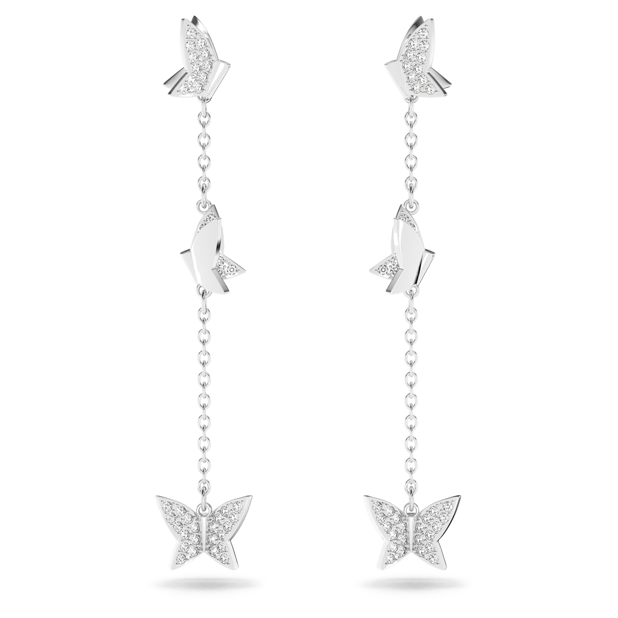 עגילי Lilia בציפוי רודיום מבריק SWAROVSKI