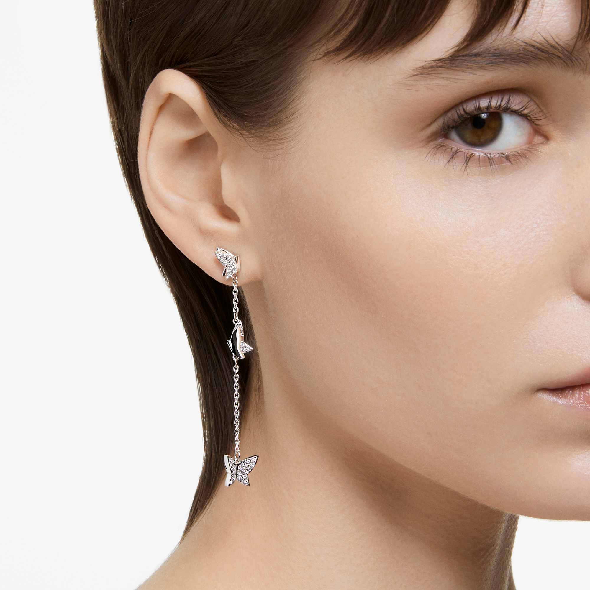 עגילי Lilia בציפוי רודיום מבריק SWAROVSKI