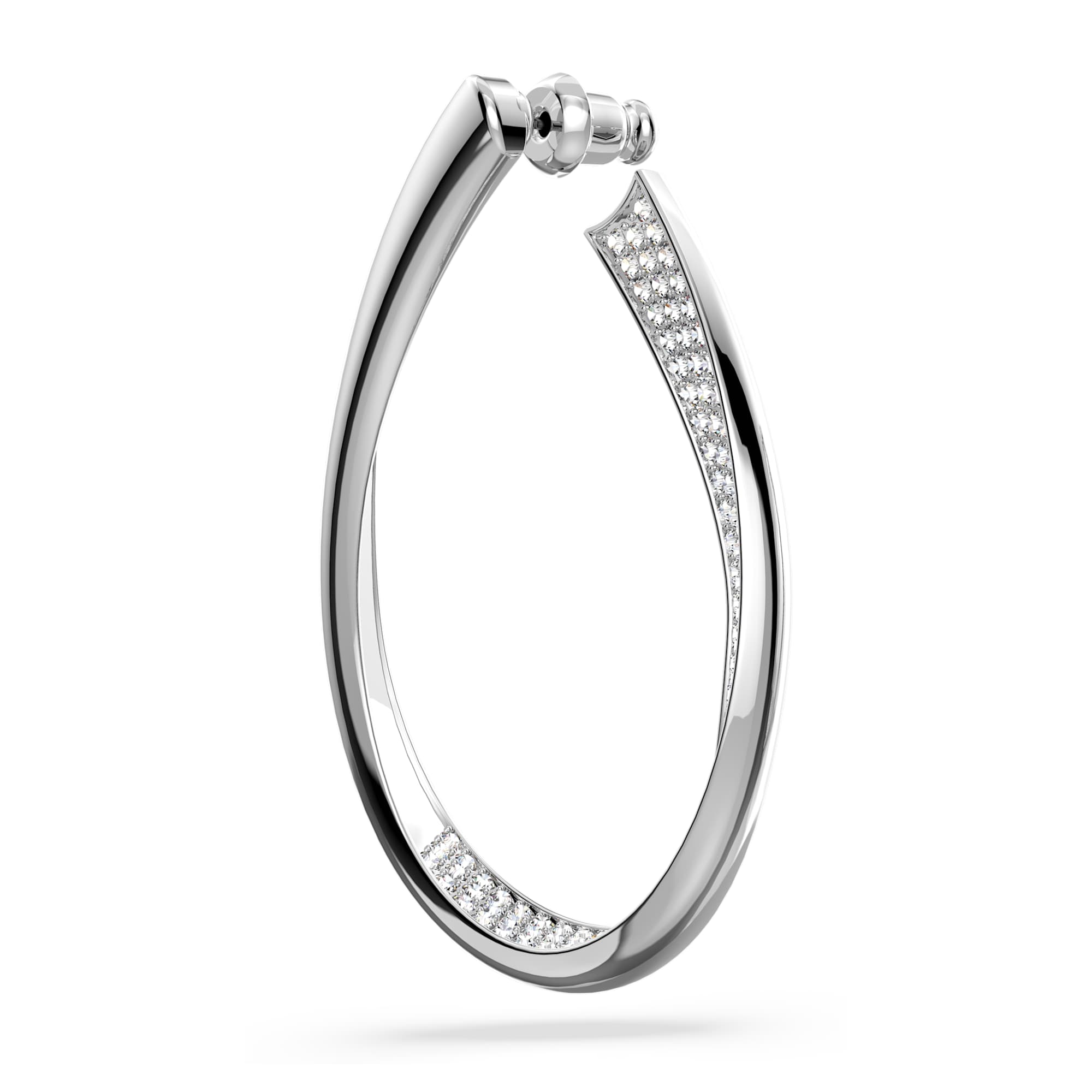 עגילי Exist בציפוי רודיום מבריק SWAROVSKI