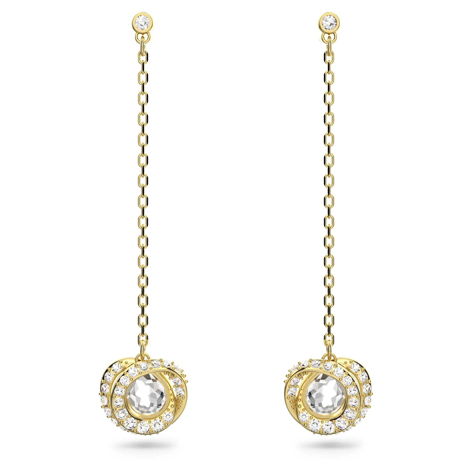 עגילי Generation בציפוי זהב מבריק SWAROVSKI