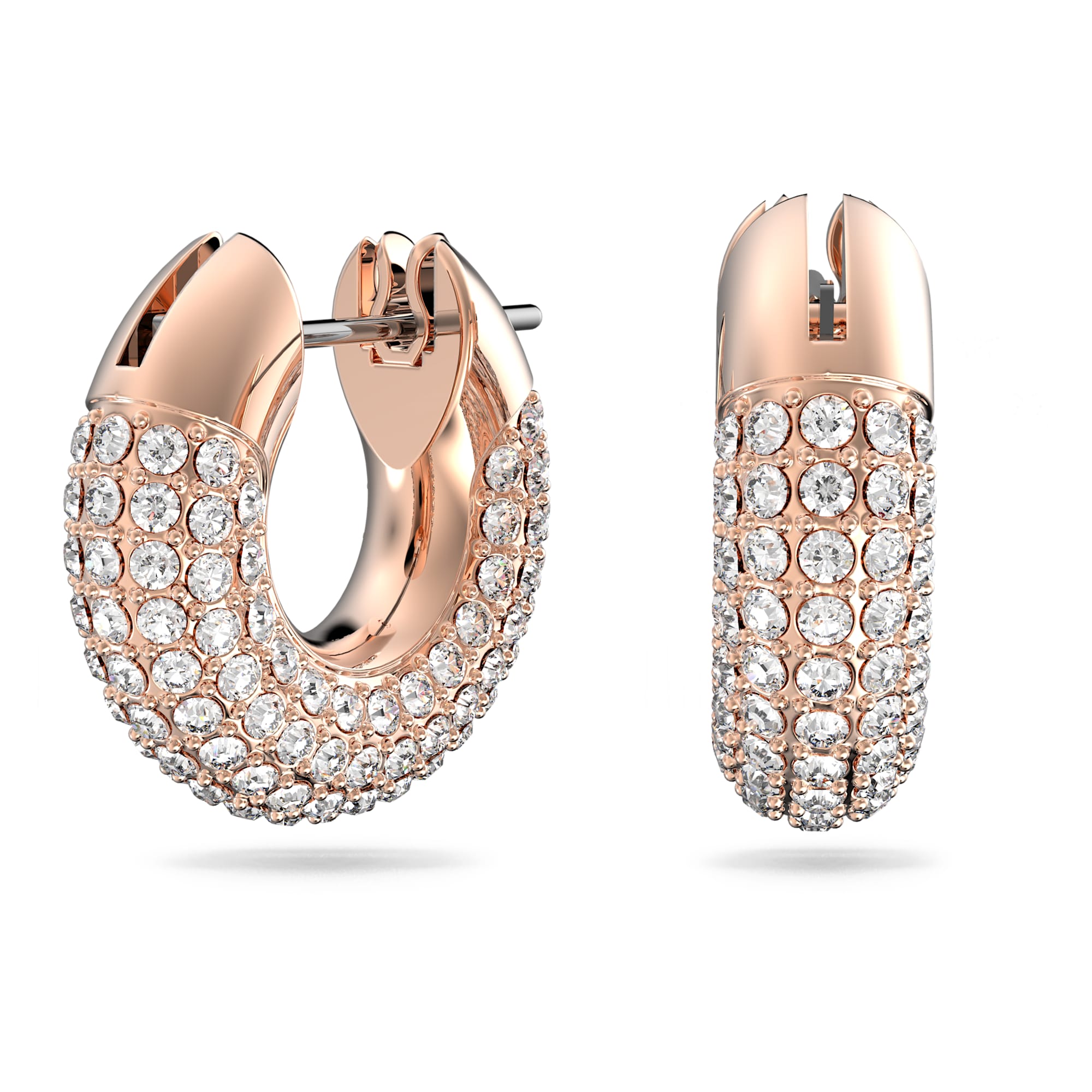 עגילי Dextera בציפוי רוז גולד מבריק SWAROVSKI