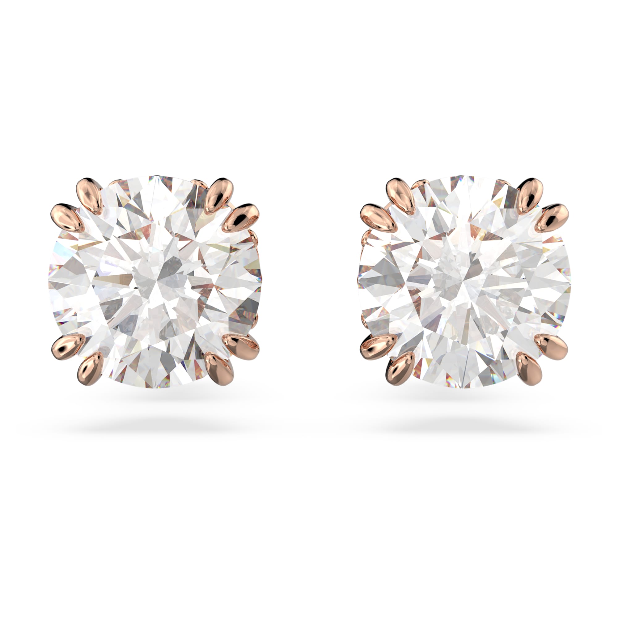 עגילי Constella בציפוי רוז גולד מבריק SWAROVSKI