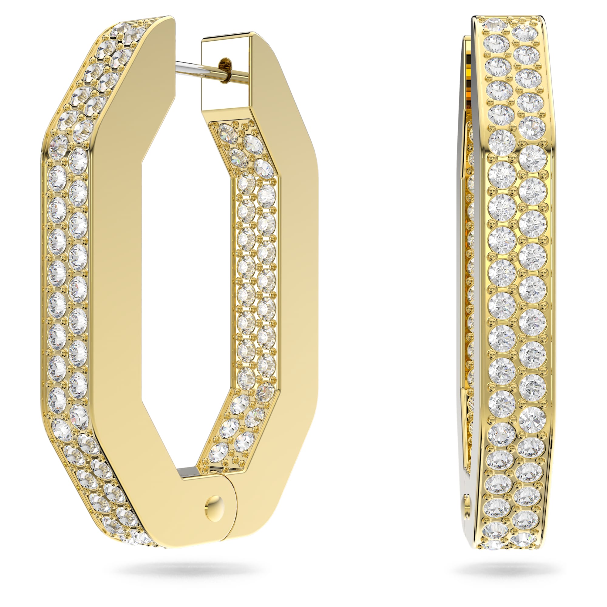 עגילי Dextera בציפוי זהב מבריק SWAROVSKI
