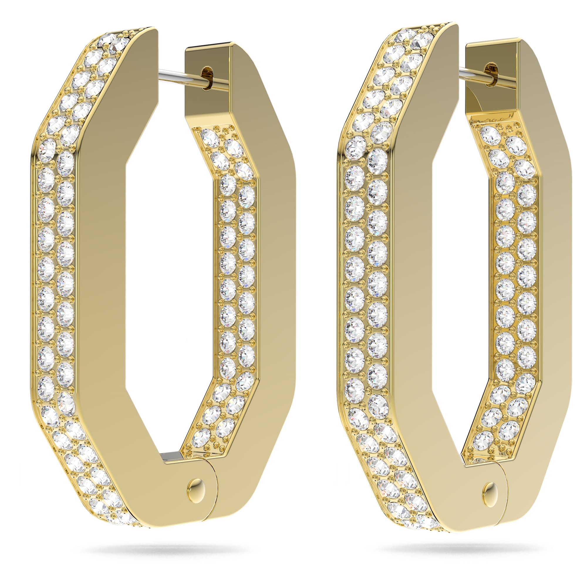 עגילי Dextera בציפוי זהב מבריק SWAROVSKI