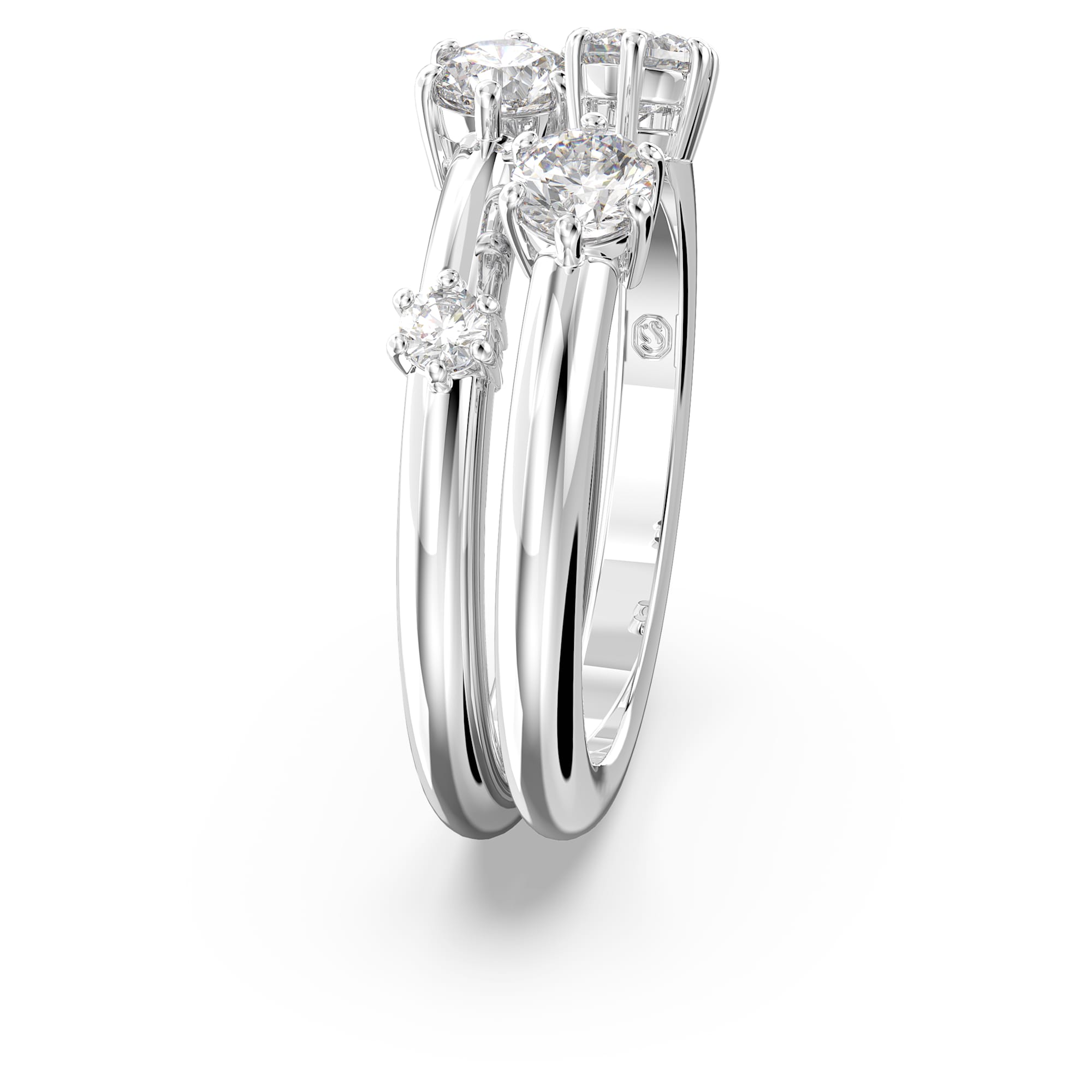 טבעת Constella בציפוי רודיום מבריק SWAROVSKI