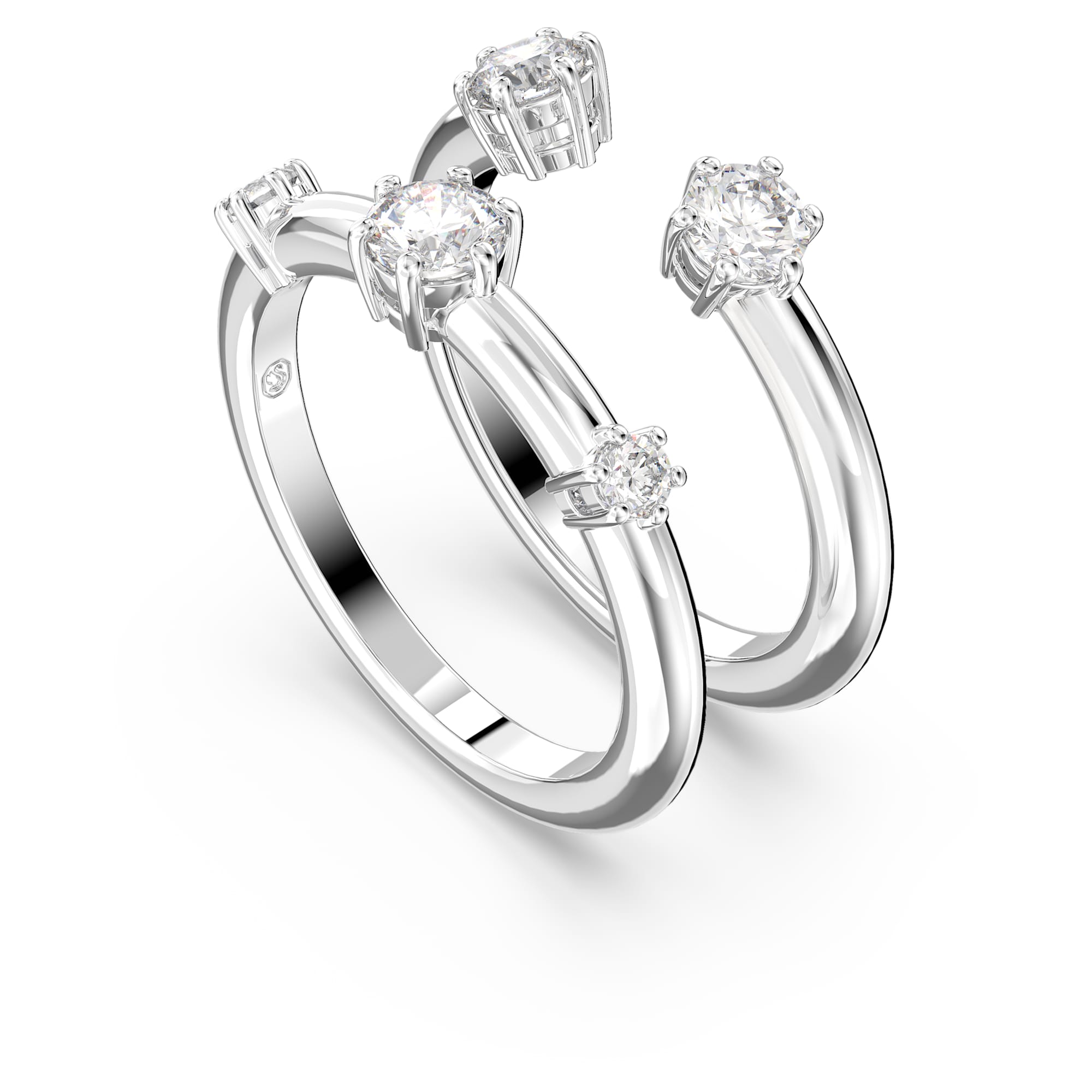 טבעת Constella בציפוי רודיום מבריק SWAROVSKI
